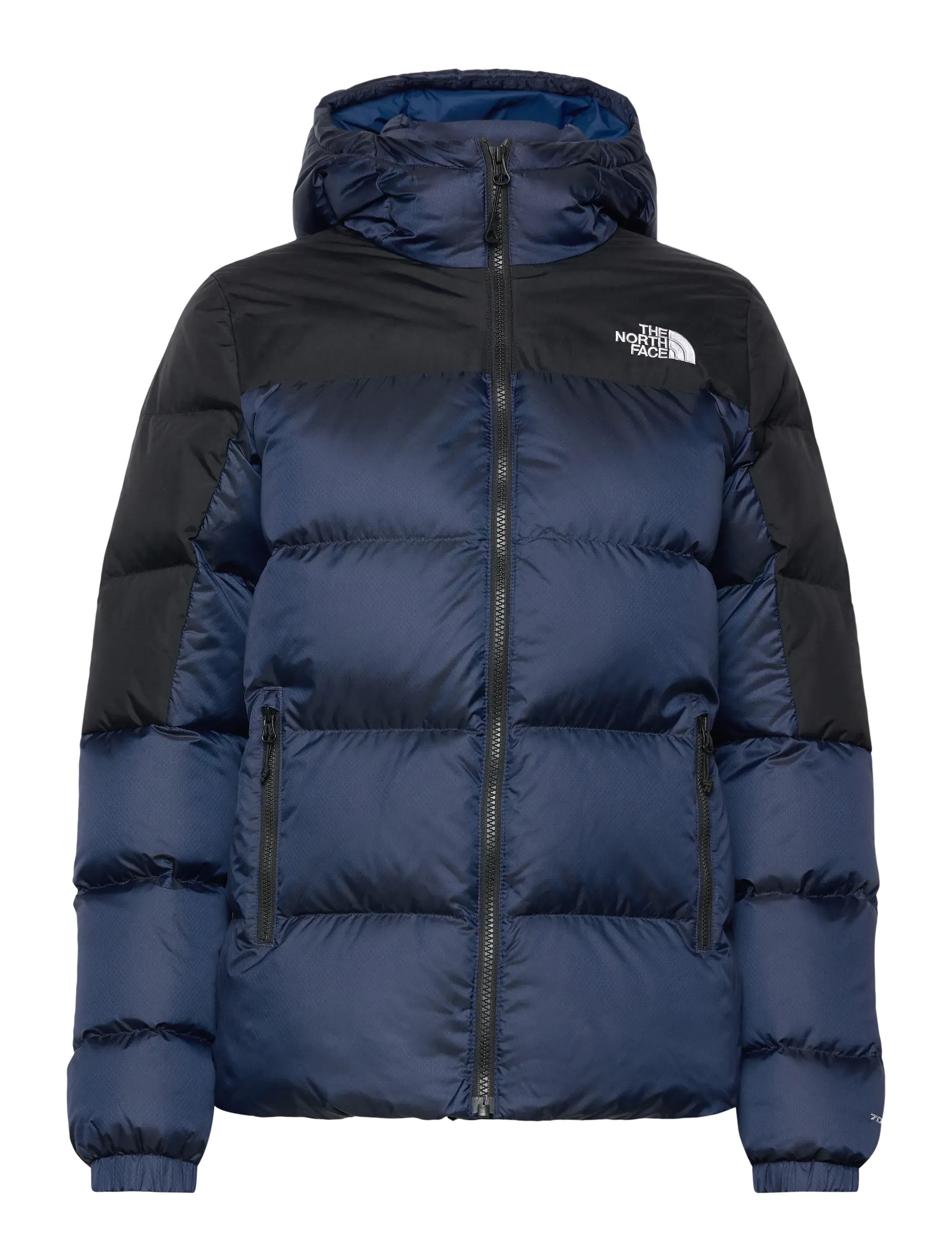 The North Face - W DIABLO DOWN 2.0 HOODED JACKET - vinterjakker - estate blue black heath - 1