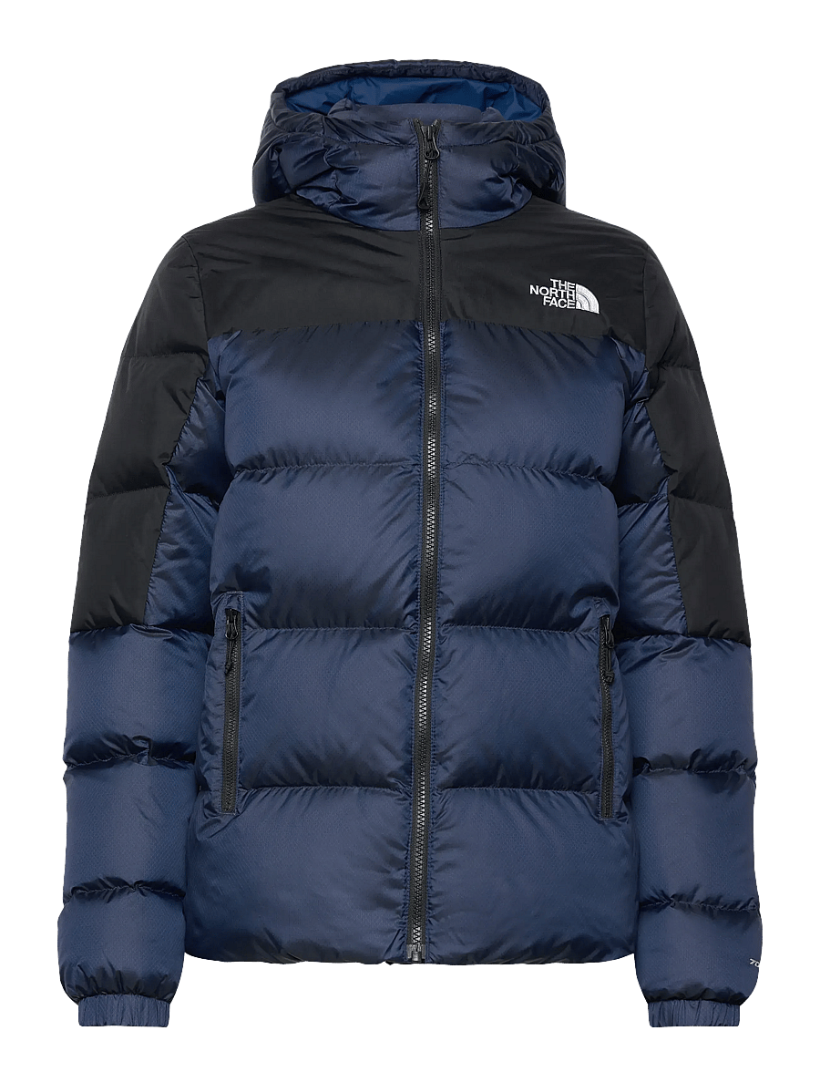The North Face - W DIABLO DOWN 2.0 HOODED JACKET - vinterjakker - estate blue black heath - 1