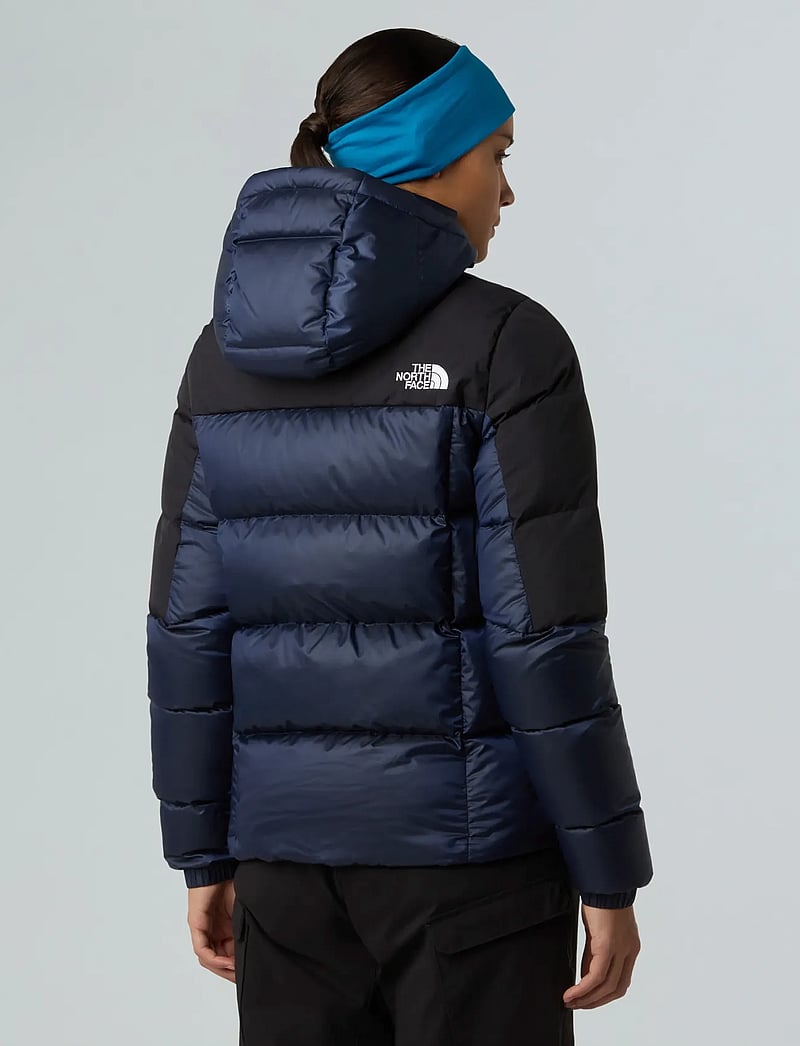 The North Face - W DIABLO DOWN 2.0 HOODED JACKET - dunjakker - estate blue black heath - 4