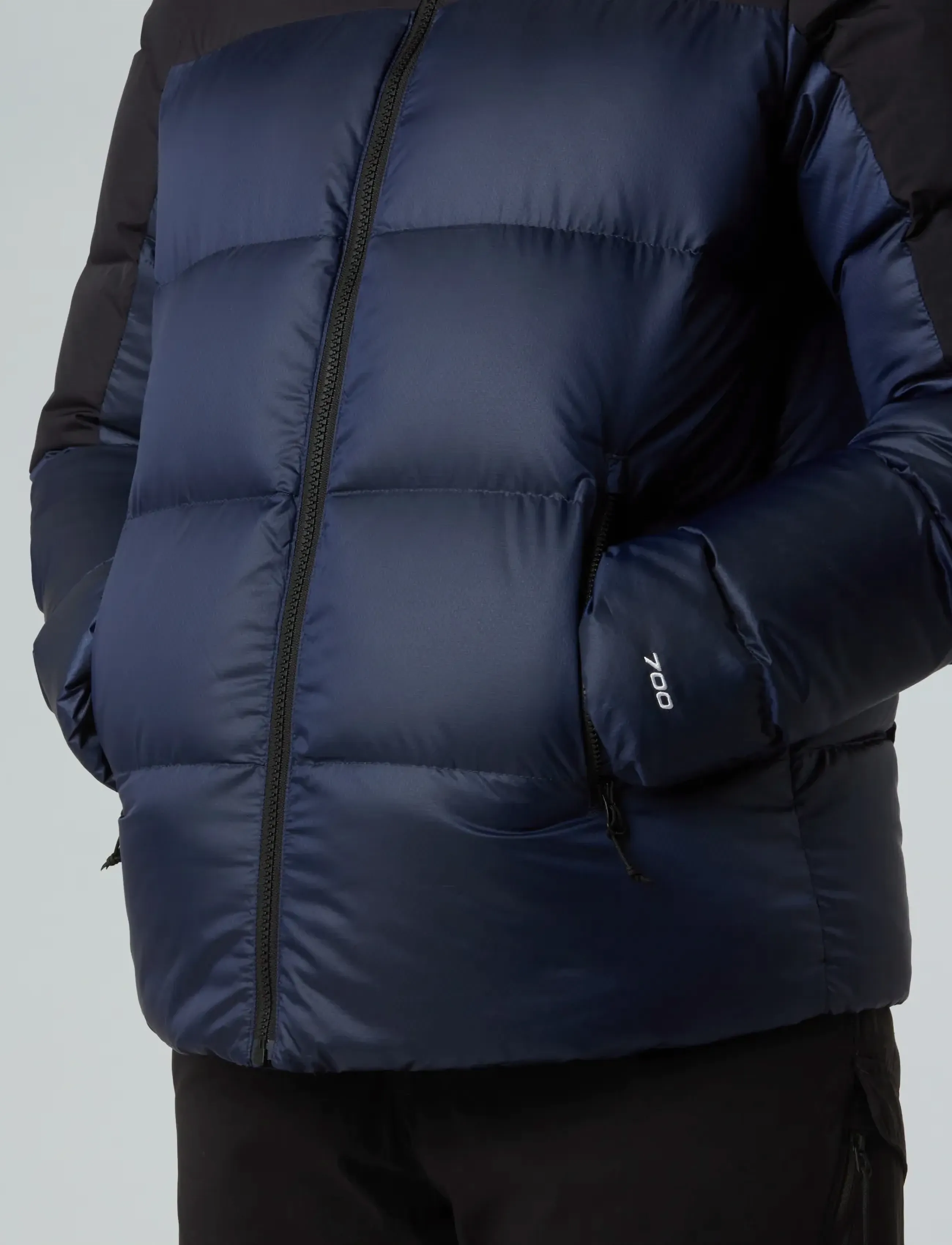 Women's Diablo Down 2.0 Hooded Jacket Estate Blue Black Heather 6
