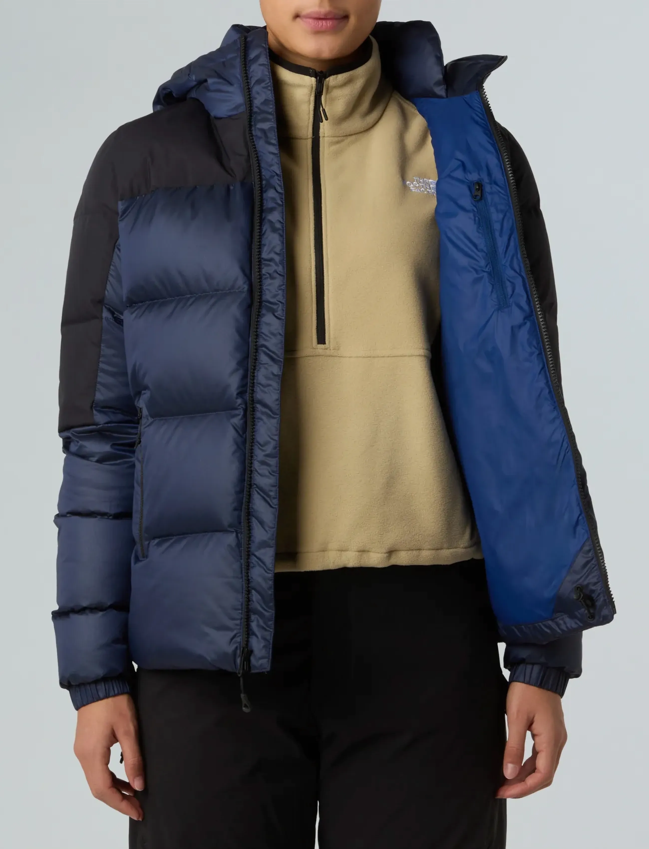 Women's Diablo Down 2.0 Hooded Jacket Estate Blue Black Heather 7