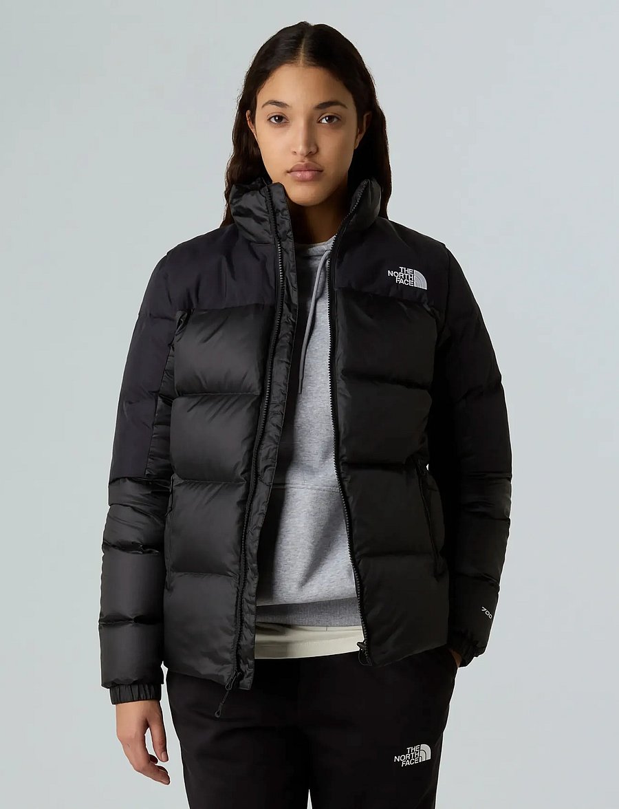The North Face - W DIABLO DOWN 2.0 JACKET - talvejoped - tnf black heather/tnf blk - 3