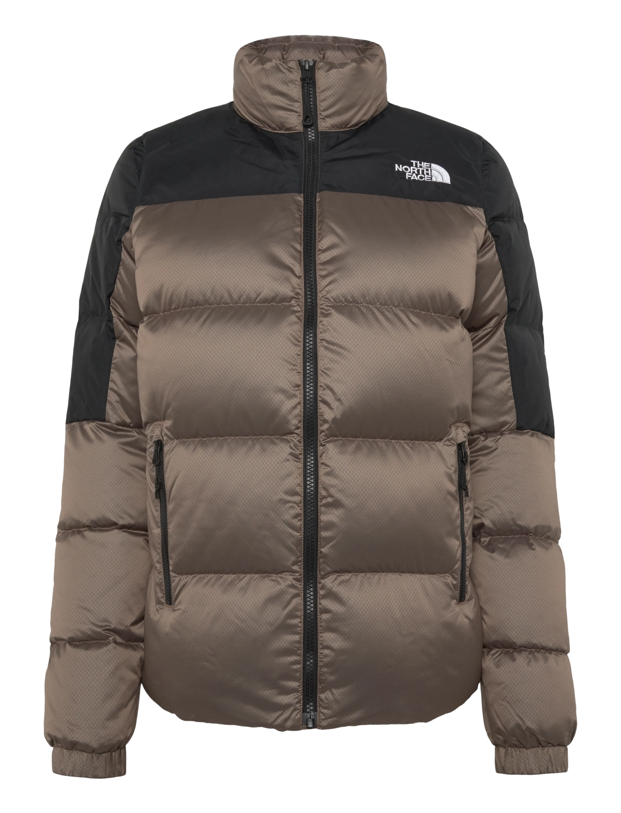 The North Face W DIABLO DOWN 2.0 JACKET - The North Face - GARNET BLACK HEATHER/TN / brown