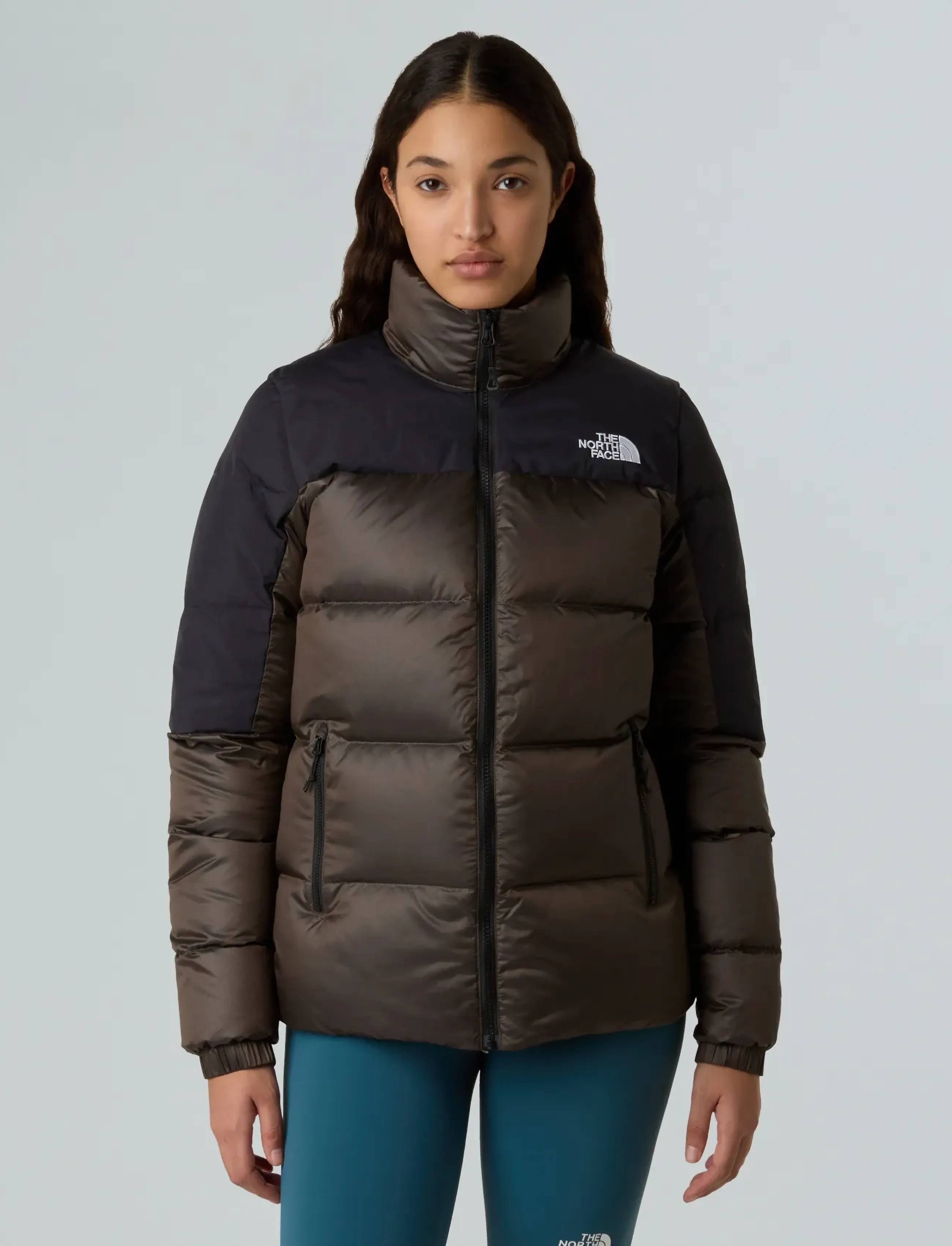 The North Face W Diablo Down 2.0 Jacket, L, Sport Jackets, Braun - Padded Frauen