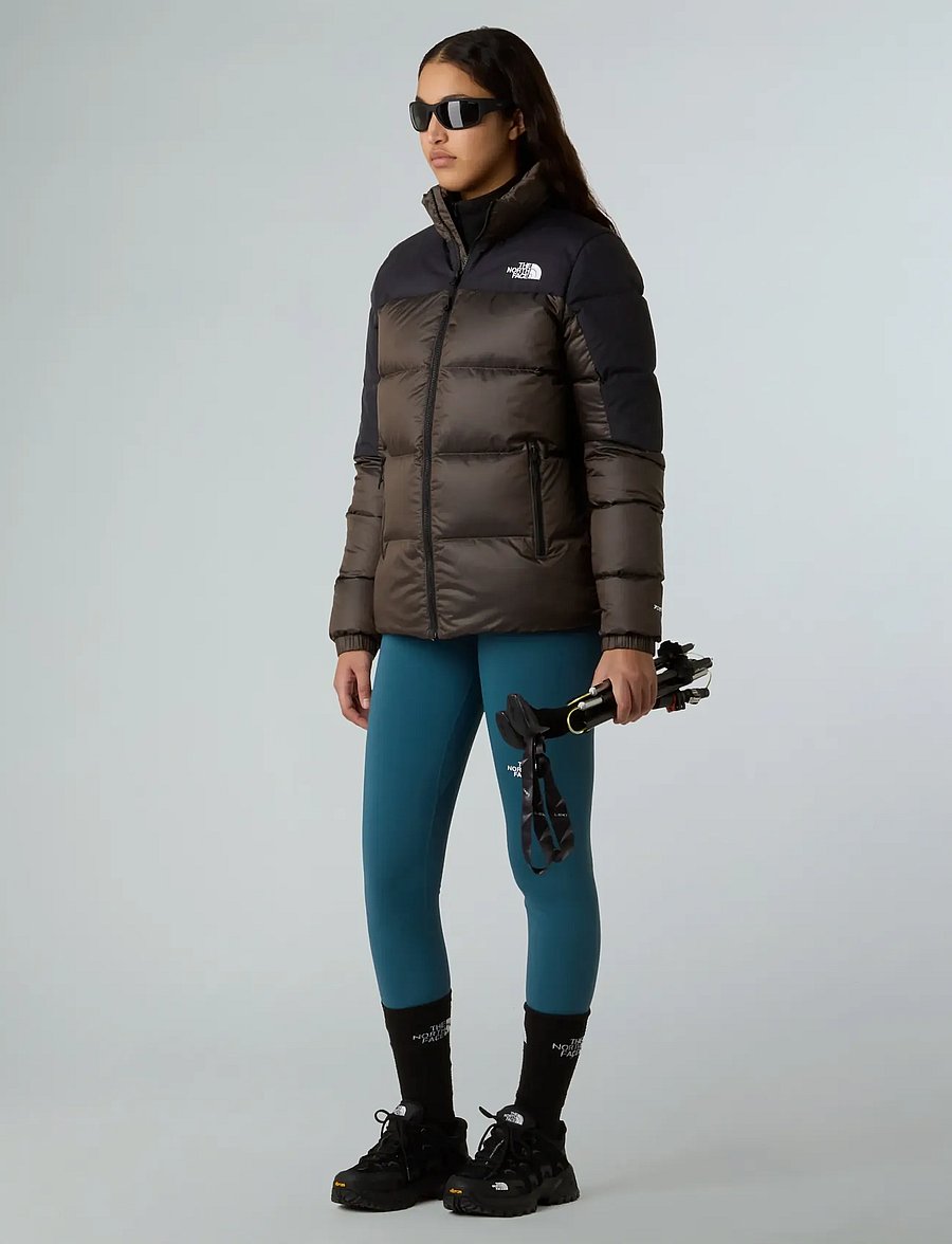 The North Face - W DIABLO DOWN 2.0 JACKET - talvejoped - smokey brown black heat - 3