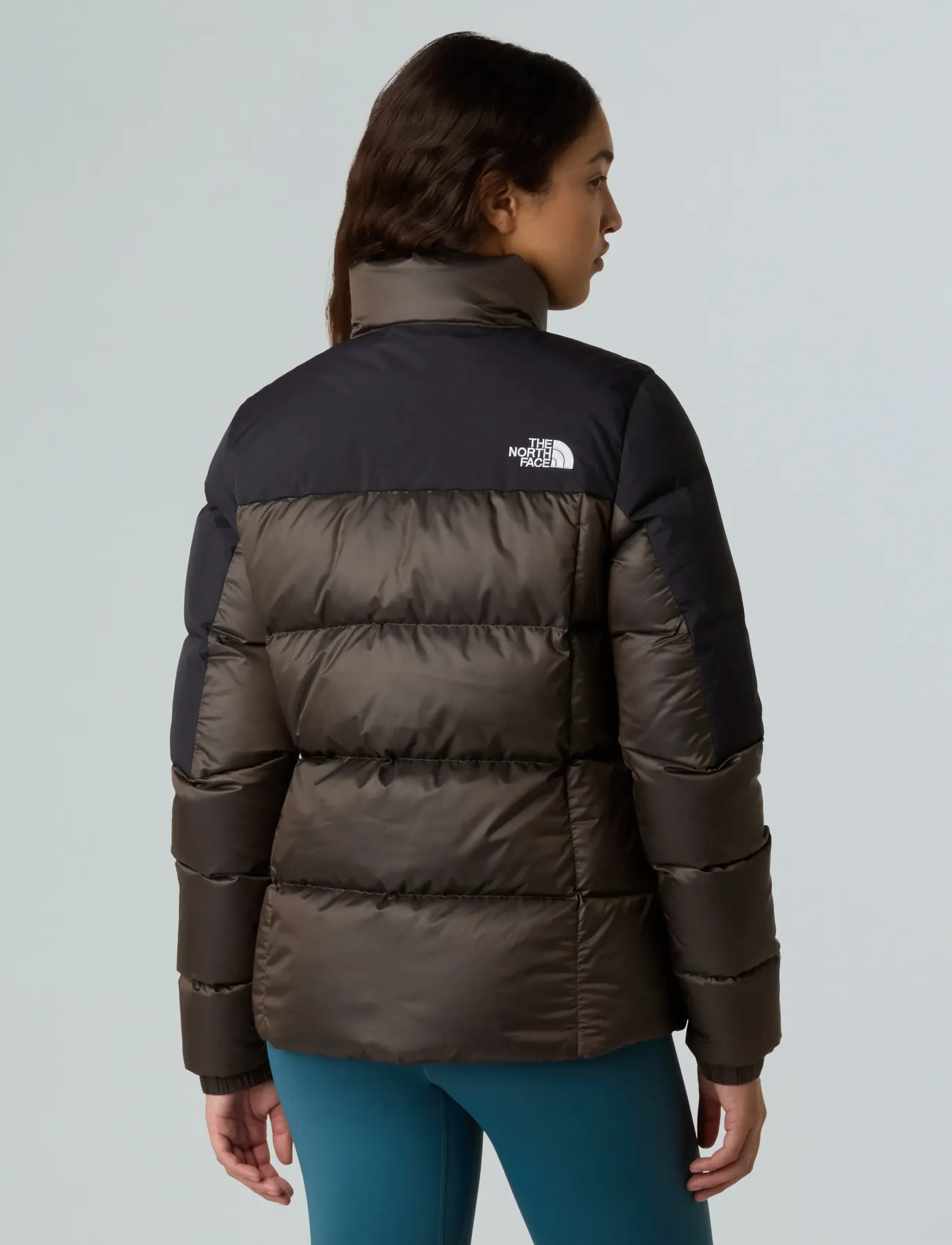 The North Face - W DIABLO DOWN 2.0 JACKET - talvejoped - smokey brown black heat - 4