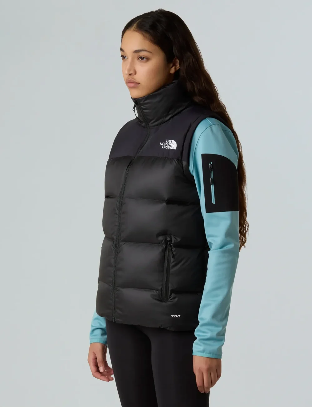 The North Face - W DIABLO DOWN 2.0 VEST - outdoor - tnf black heather/tnf blk - 0