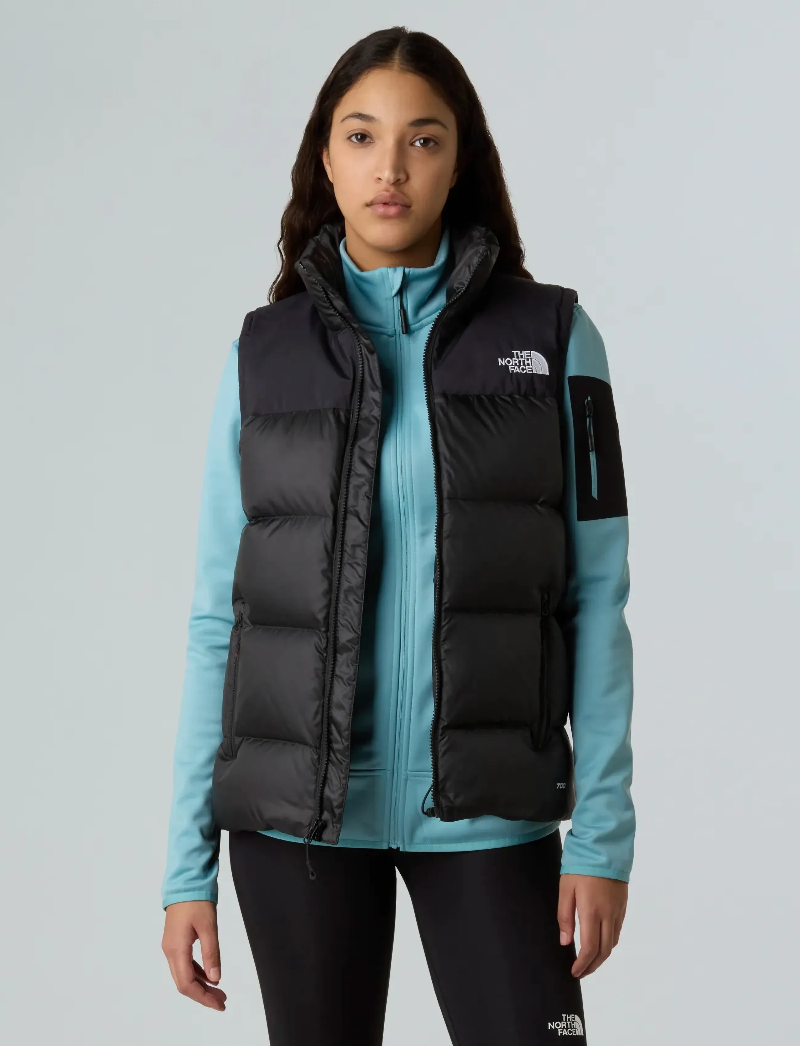 The North Face - W DIABLO DOWN 2.0 VEST - outdoor - tnf black heather/tnf blk - 5
