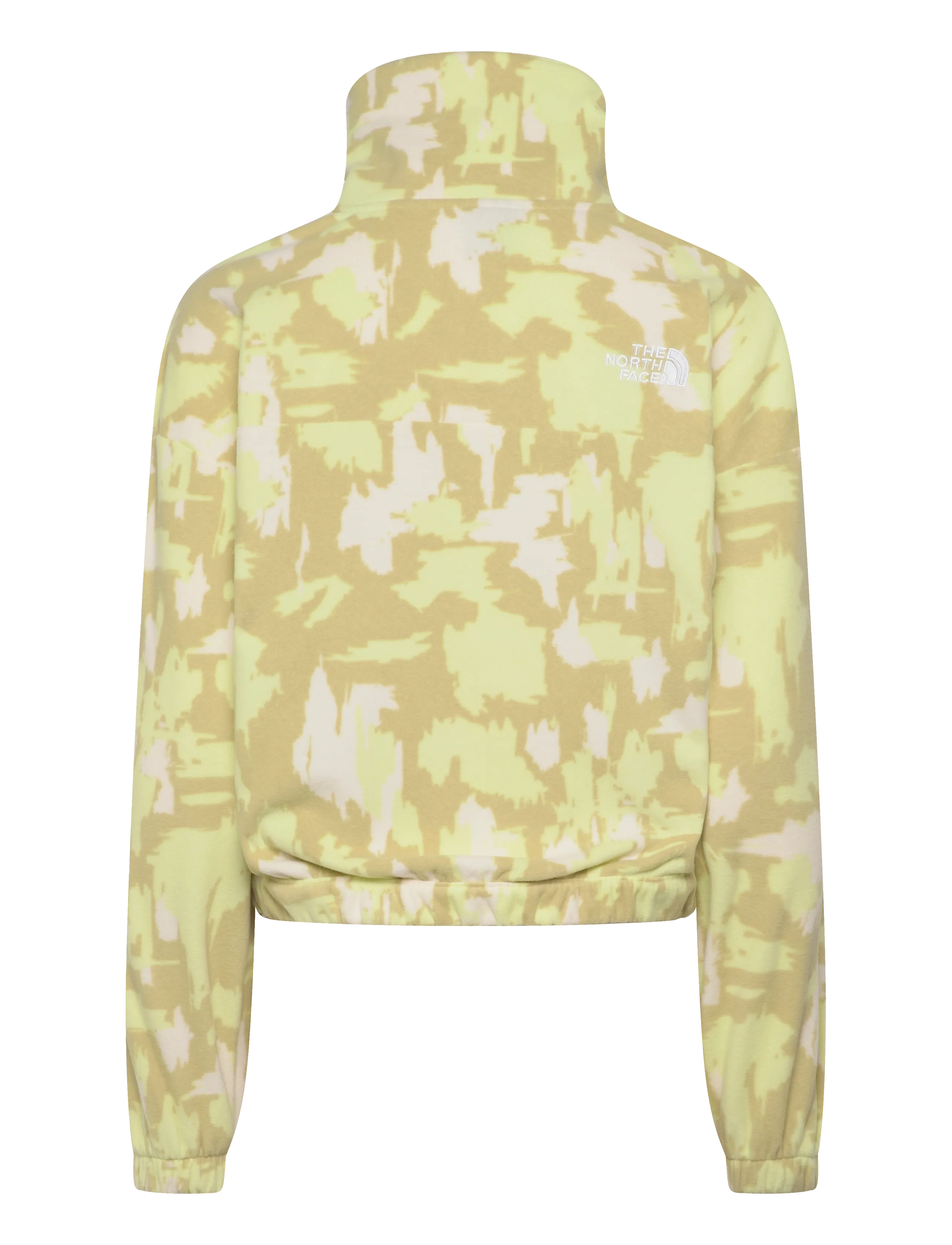 The North Face - W MOUNTAIN ATHLETICS FLEECE 1/4 ZIP-PRIN - oberteile - lemon mist painted moun - 2
