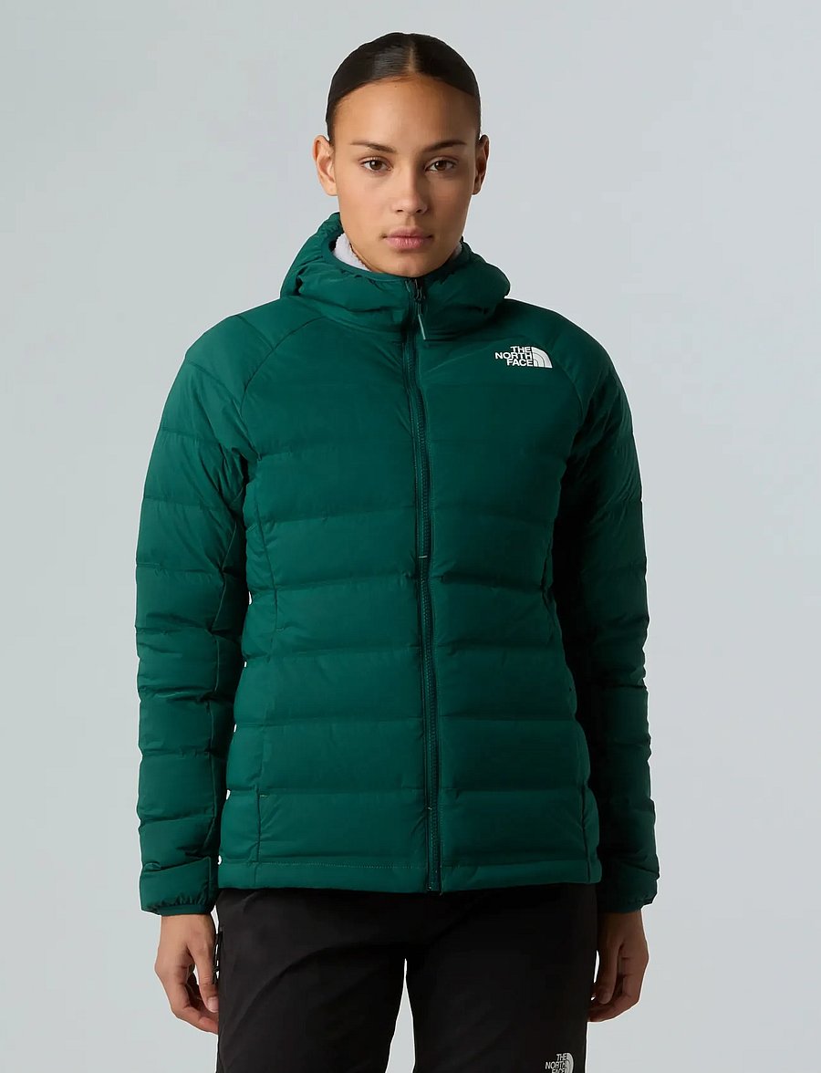 The North Face - W ABSEIL STRETCH DOWN HOODIE - talvitakit - hunter green - 0