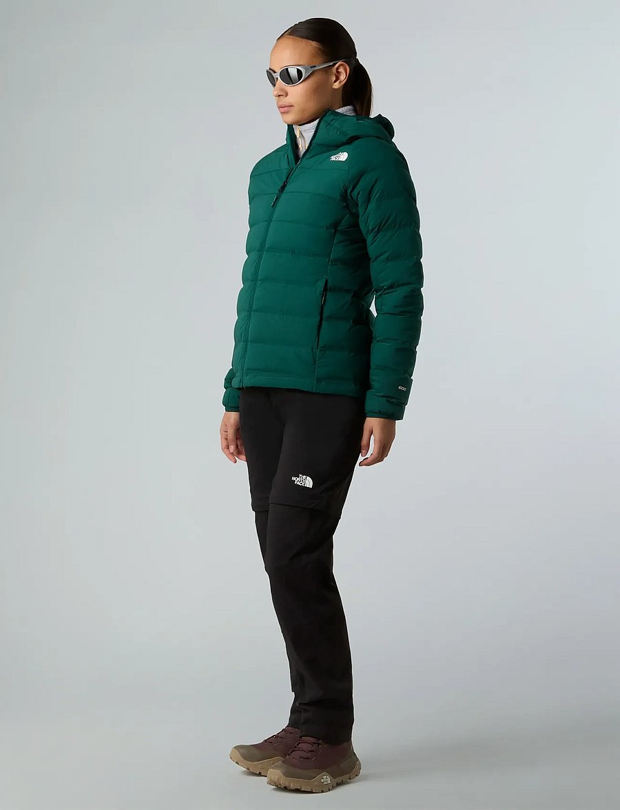 The North Face - W ABSEIL STRETCH DOWN HOODIE - talvitakit - hunter green - 3