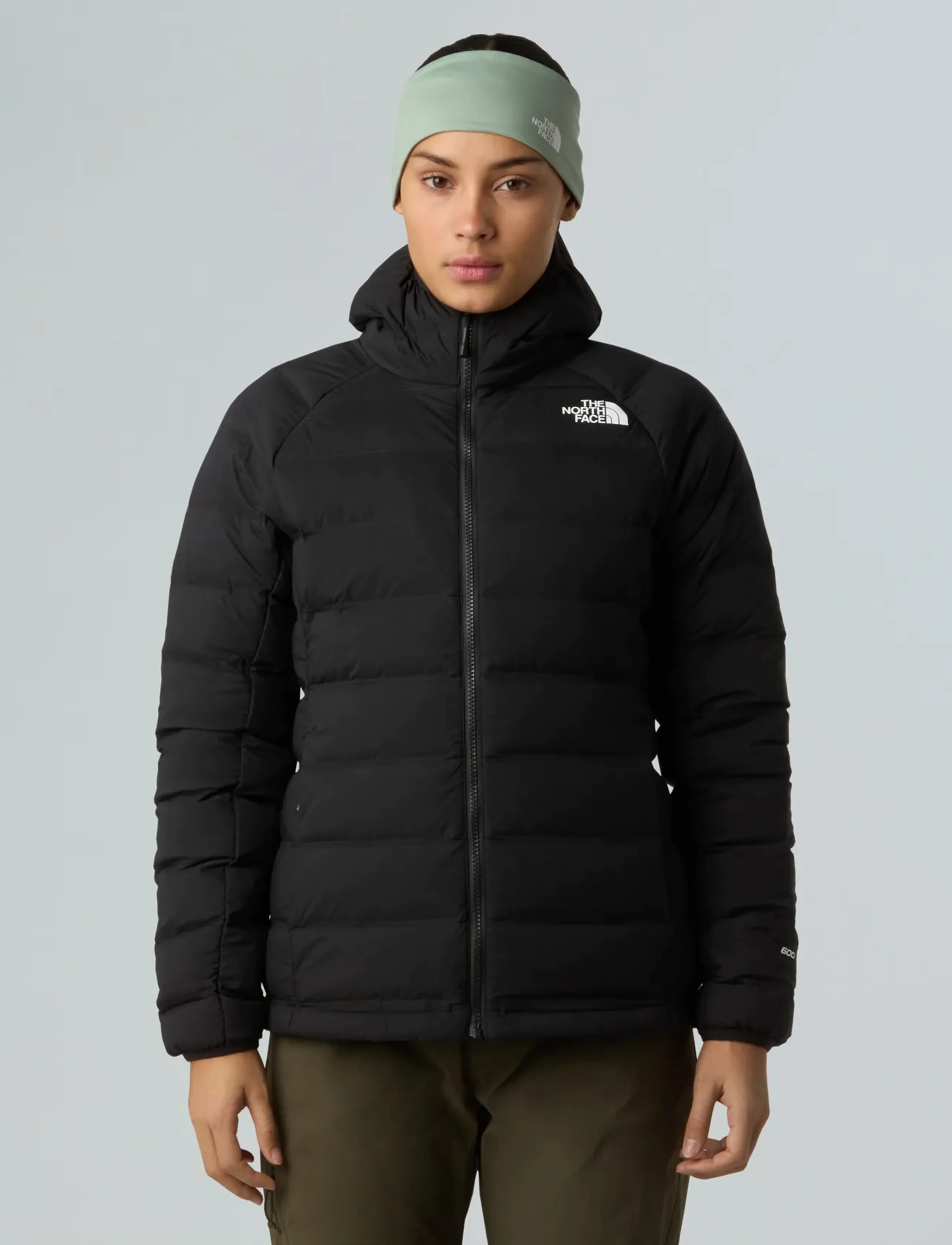 The North Face W Abseil Stretch Down Hoodie, L, Black, Sport Jackets > Sport Padded Jackets, Dame