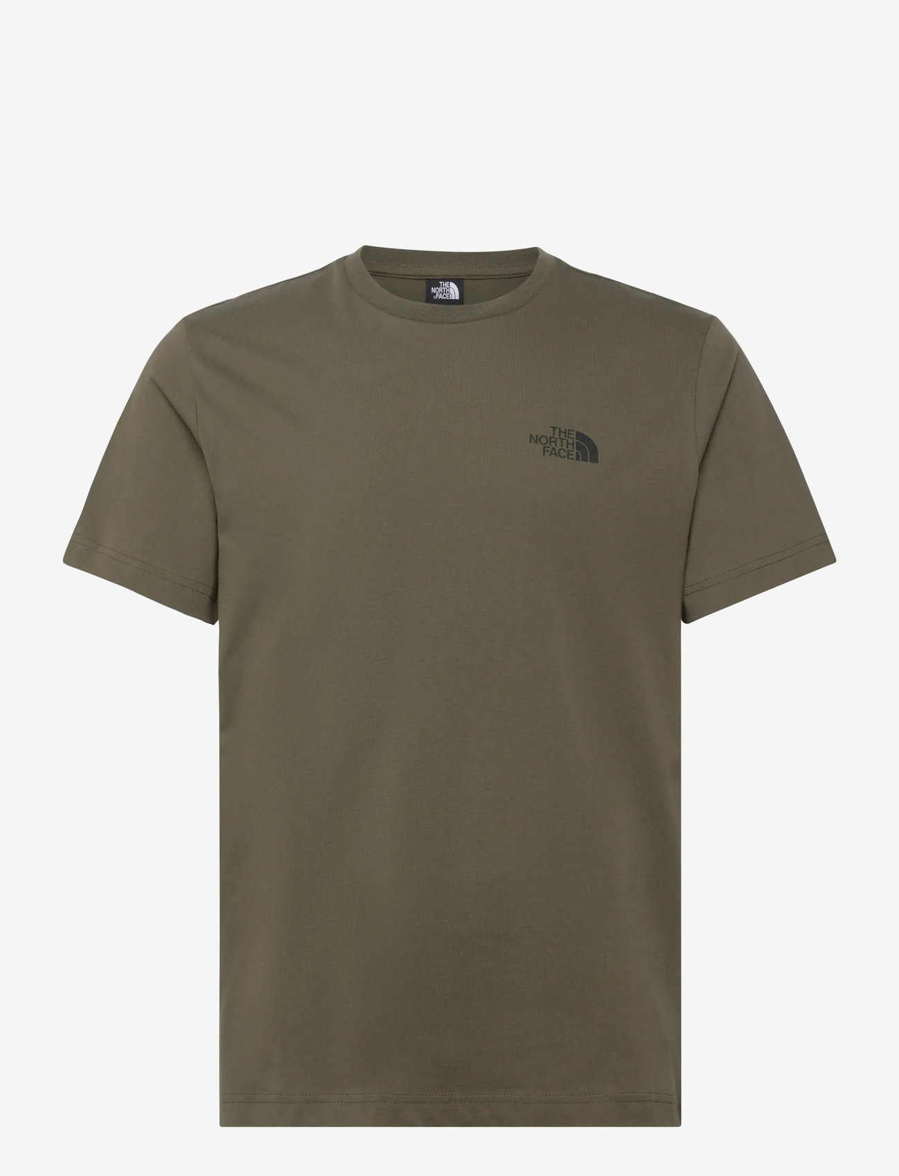 The North Face - M BOX NSE EDGE OF LIGHT INFILL S/S TEE - t-shirts - new taupe green/tnf bla - 1