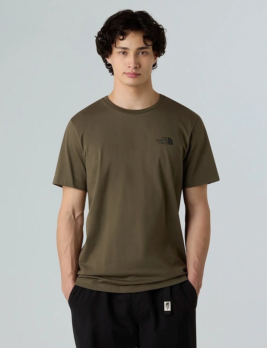 The North Face - M BOX NSE EDGE OF LIGHT INFILL S/S TEE - new taupe green/tnf bla - 3