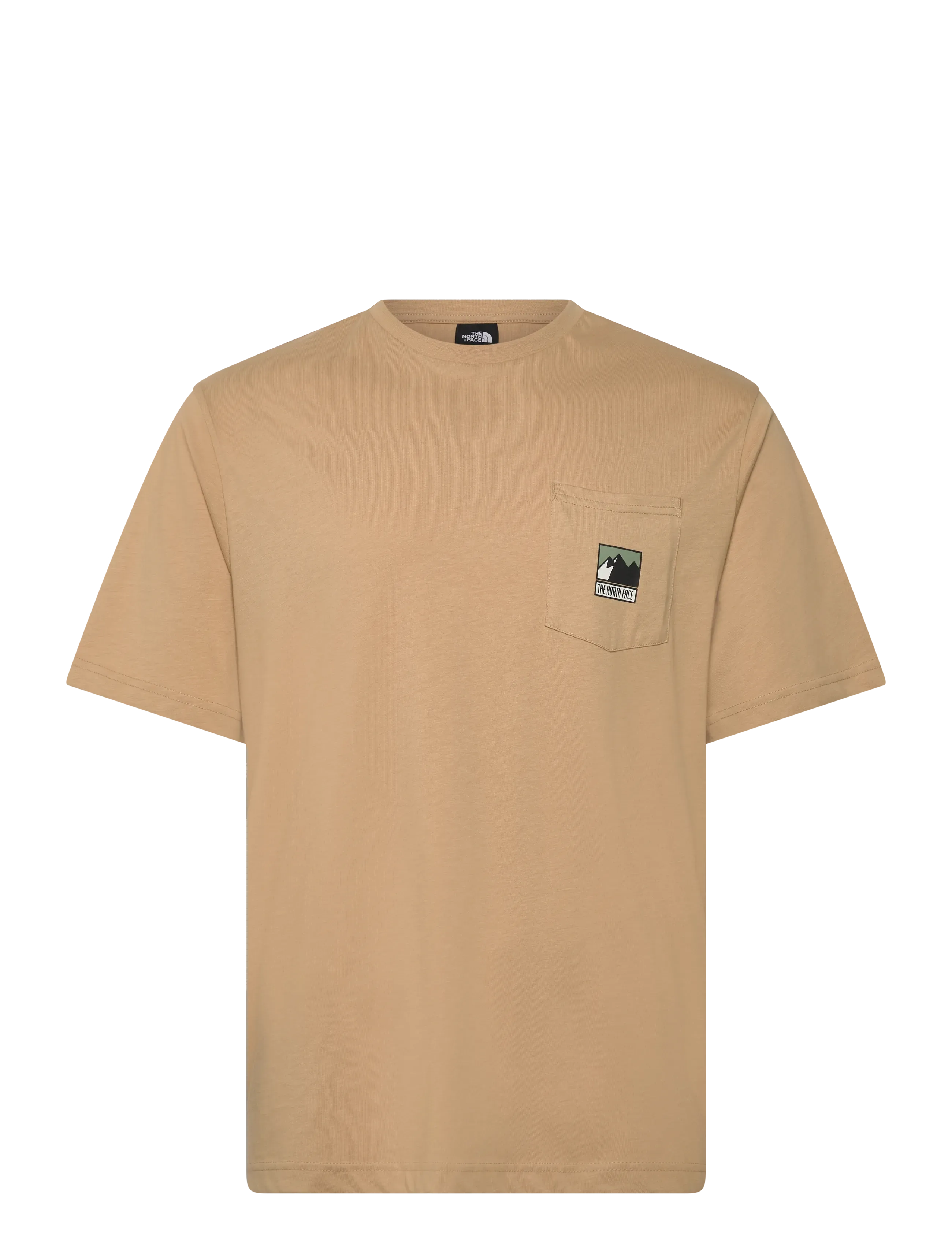 The North Face M MOUNTAIN LOGO RELAXED S/S POCKET TEE - The North Face - KHAKI STONE / khaki/green