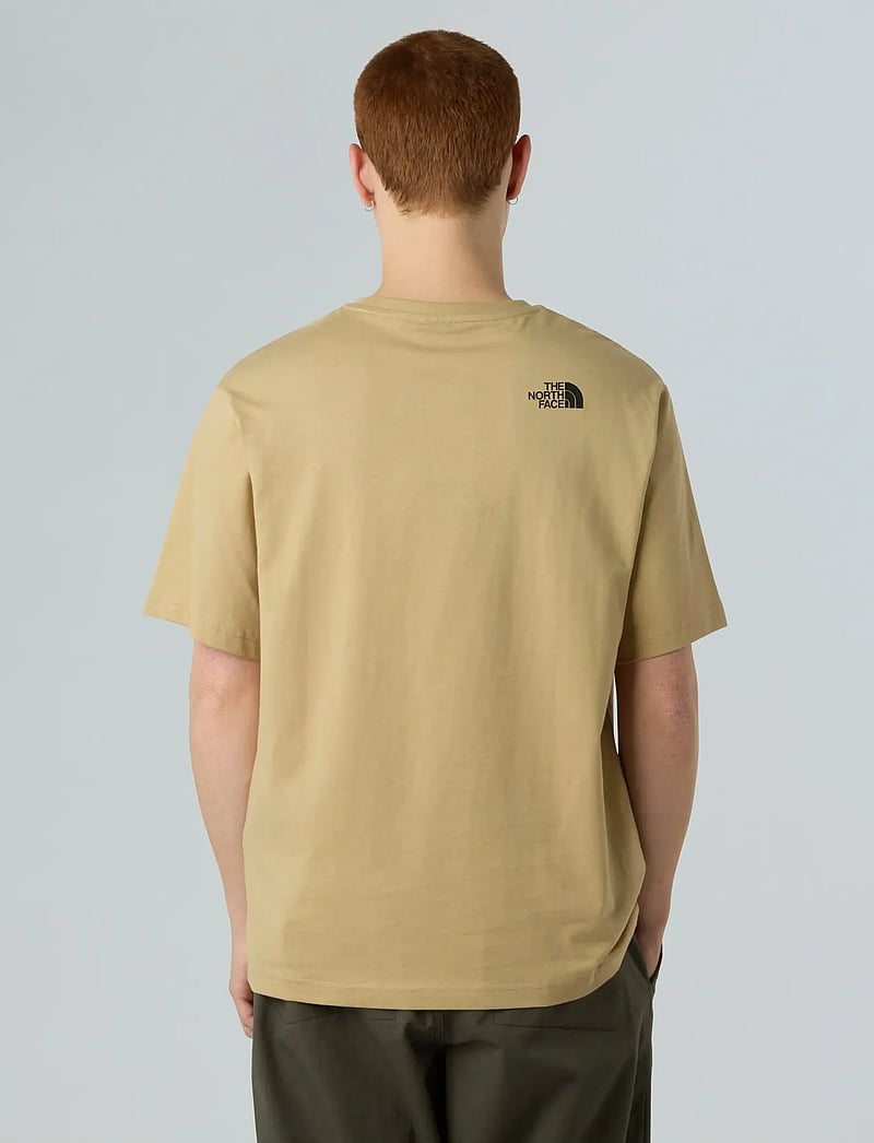 The North Face - M MOUNTAIN LOGO RELAXED S/S POCKET TEE - tops & t-shirts - khaki stone - 4