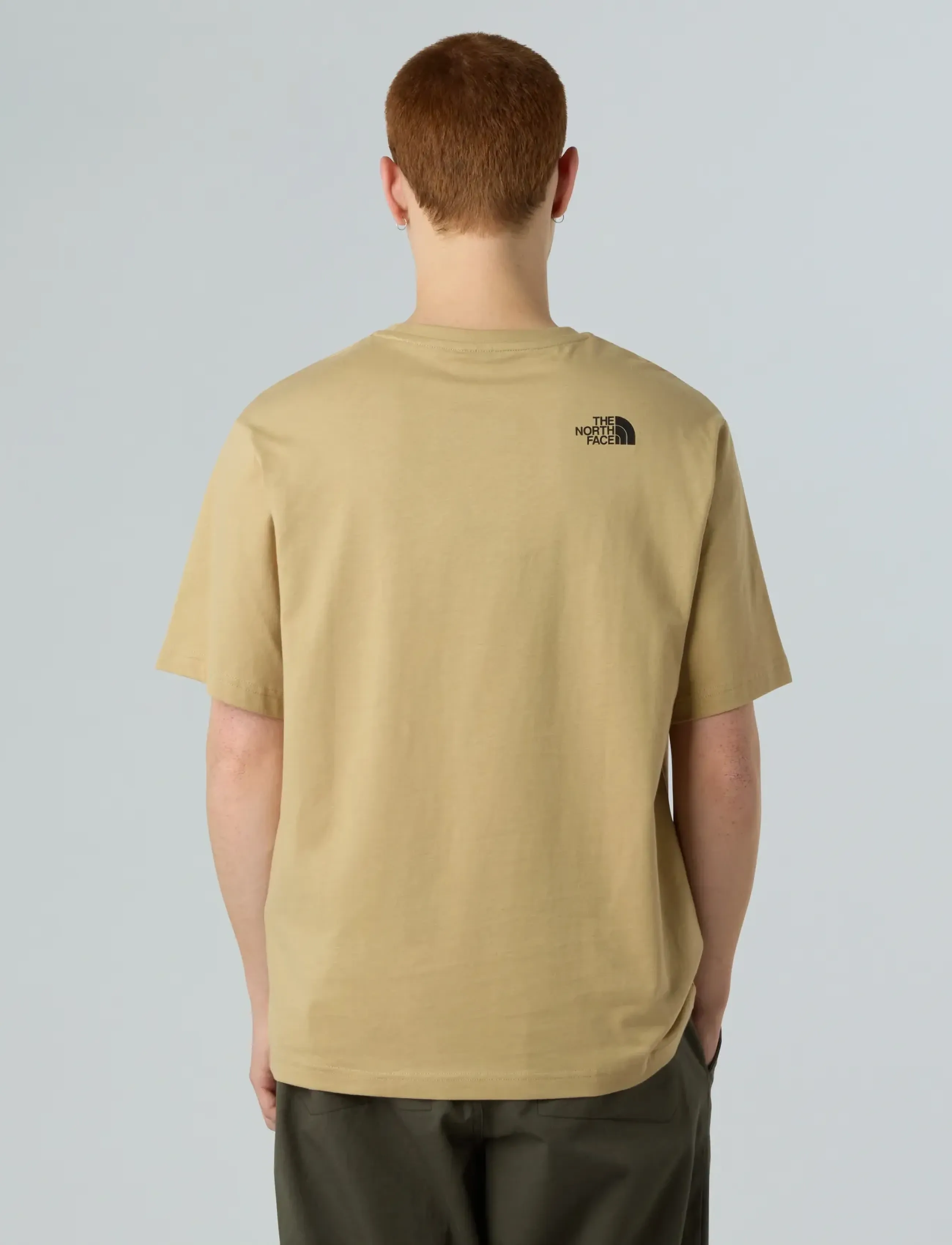 The North Face - M MOUNTAIN LOGO RELAXED S/S POCKET TEE - oberteile & t-shirts - khaki stone - 4