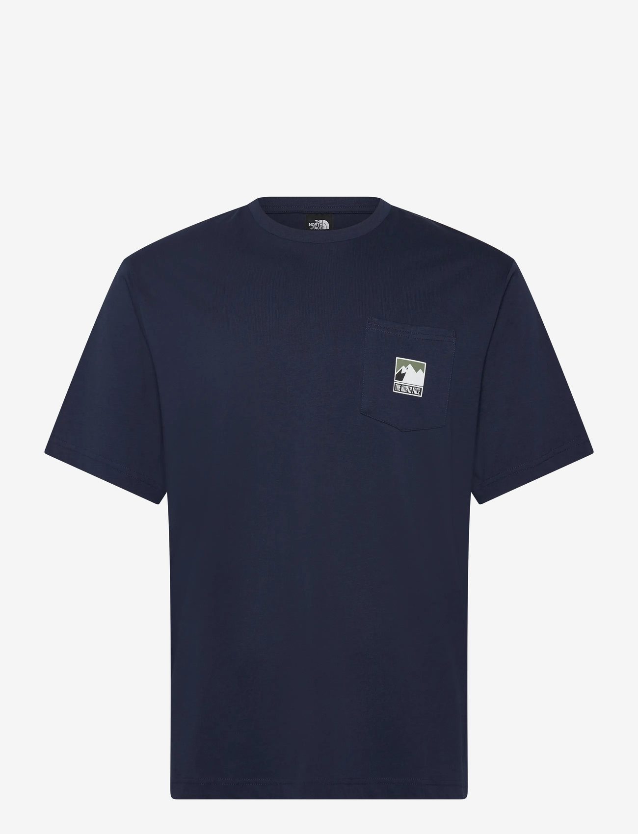 The North Face - M MOUNTAIN LOGO RELAXED S/S POCKET TEE - tops & t-shirts - summit navy - 1