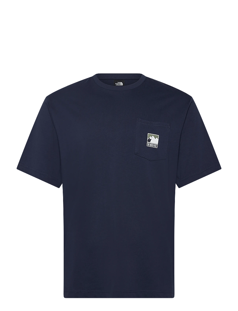 The North Face - M MOUNTAIN LOGO RELAXED S/S POCKET TEE - t-shirts - summit navy - 1