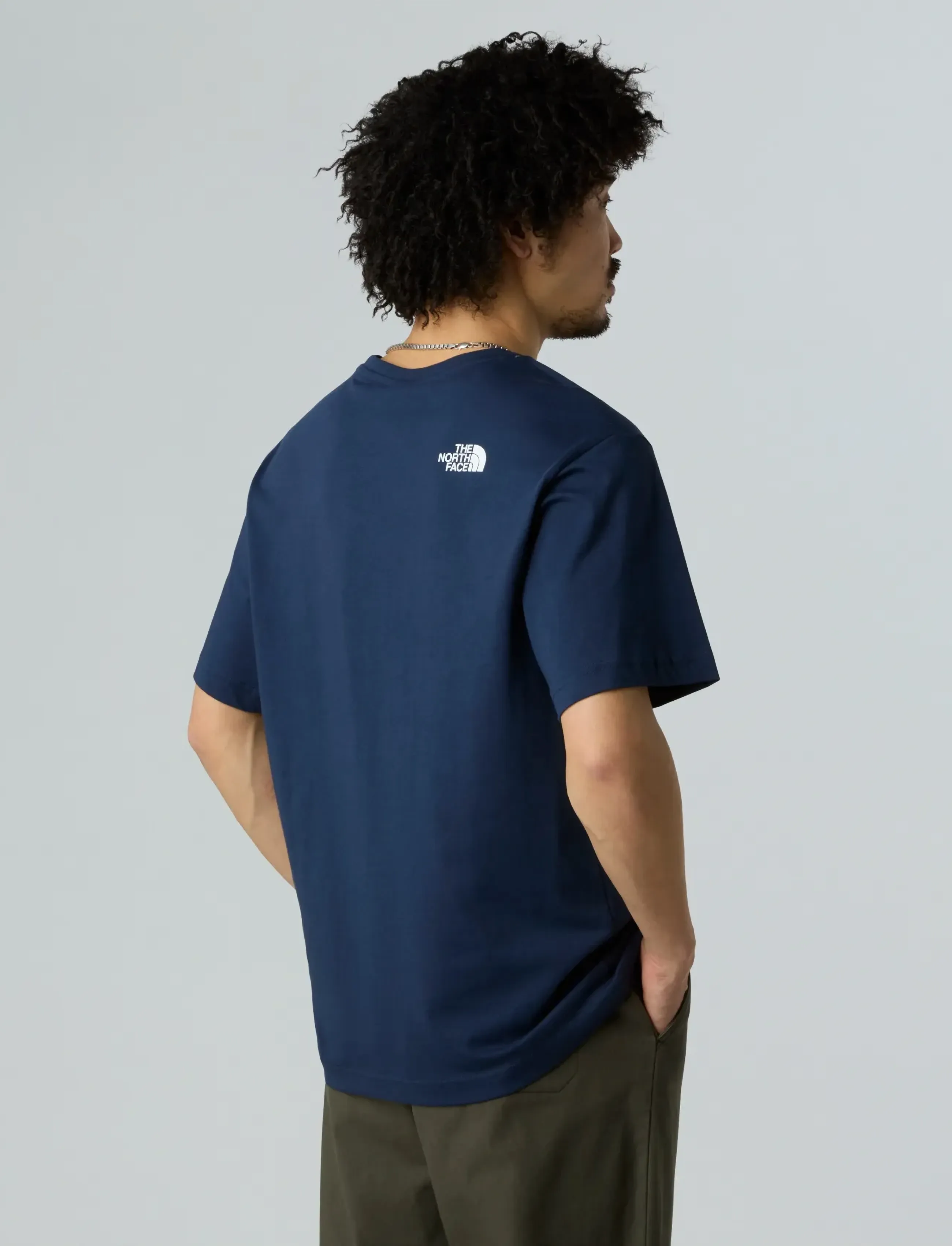 The North Face - M MOUNTAIN LOGO RELAXED S/S POCKET TEE - t-shirts - summit navy - 3