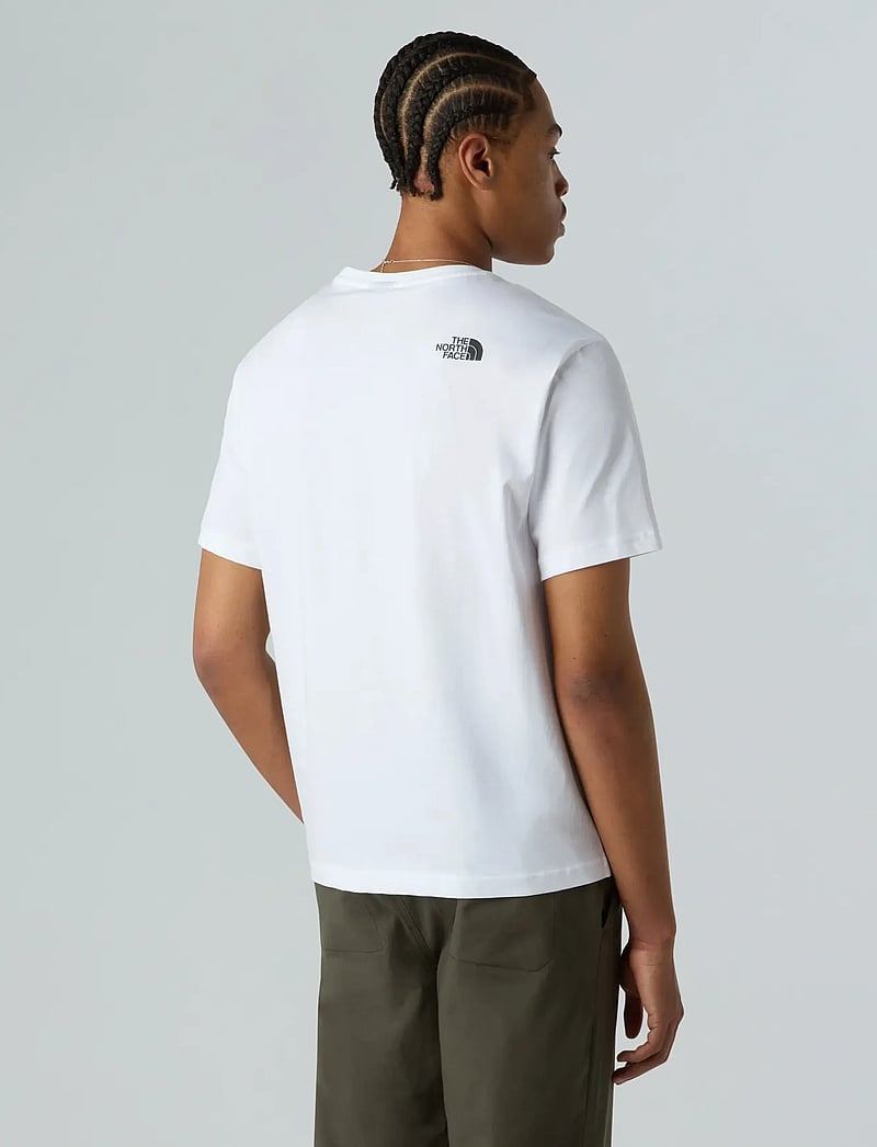 The North Face - M MOUNTAIN LOGO RELAXED S/S POCKET TEE - t-shirts - tnf white - 0