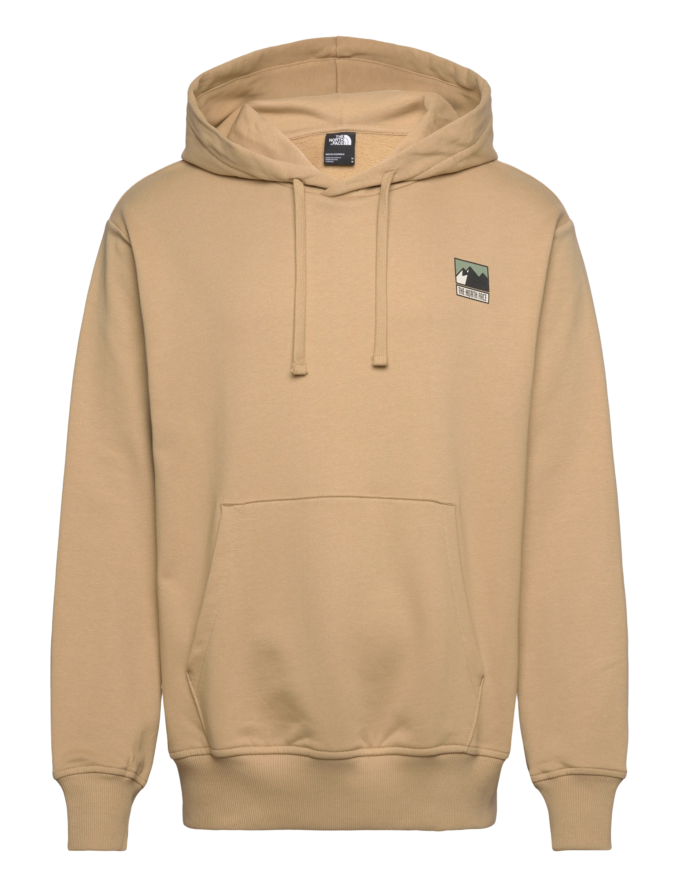 The North Face M MOUNTAIN LOGO RELAXED HOODED SWEATSHIR - Kapuzenpullover - KHAKI STONE / beige