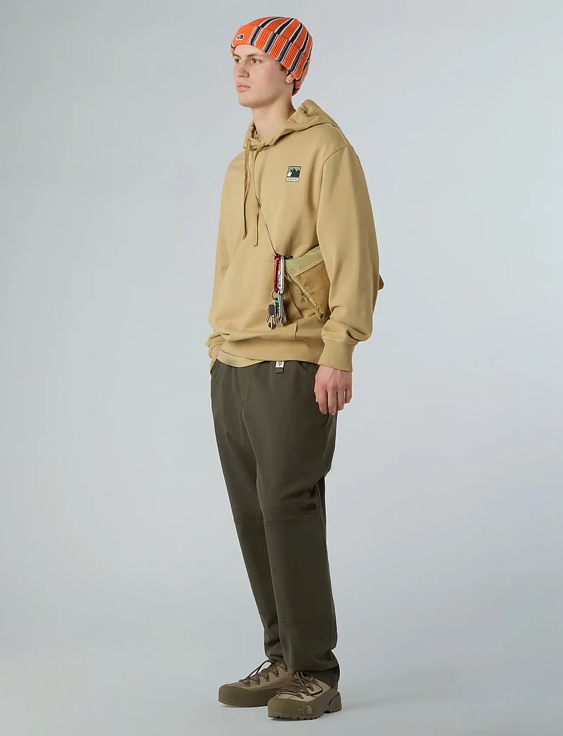 The North Face - M MOUNTAIN LOGO RELAXED HOODED SWEATSHIR - huvtröjor - khaki stone - 3