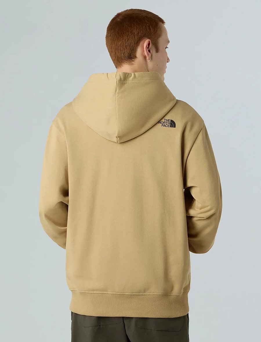 The North Face - M MOUNTAIN LOGO RELAXED HOODED SWEATSHIR - sweatshirts - khaki stone - 4