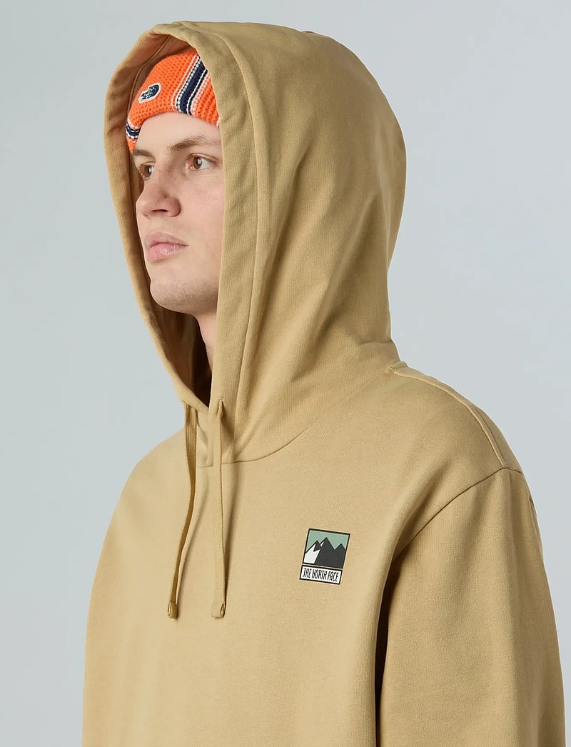 The North Face - M MOUNTAIN LOGO RELAXED HOODED SWEATSHIR - huvtröjor - khaki stone - 5
