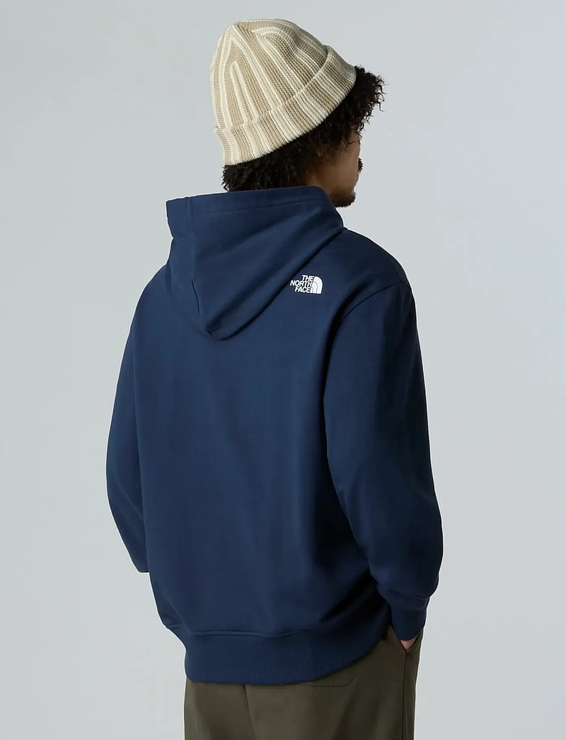 The North Face - M MOUNTAIN LOGO RELAXED HOODED SWEATSHIR - overdele - summit navy - 3