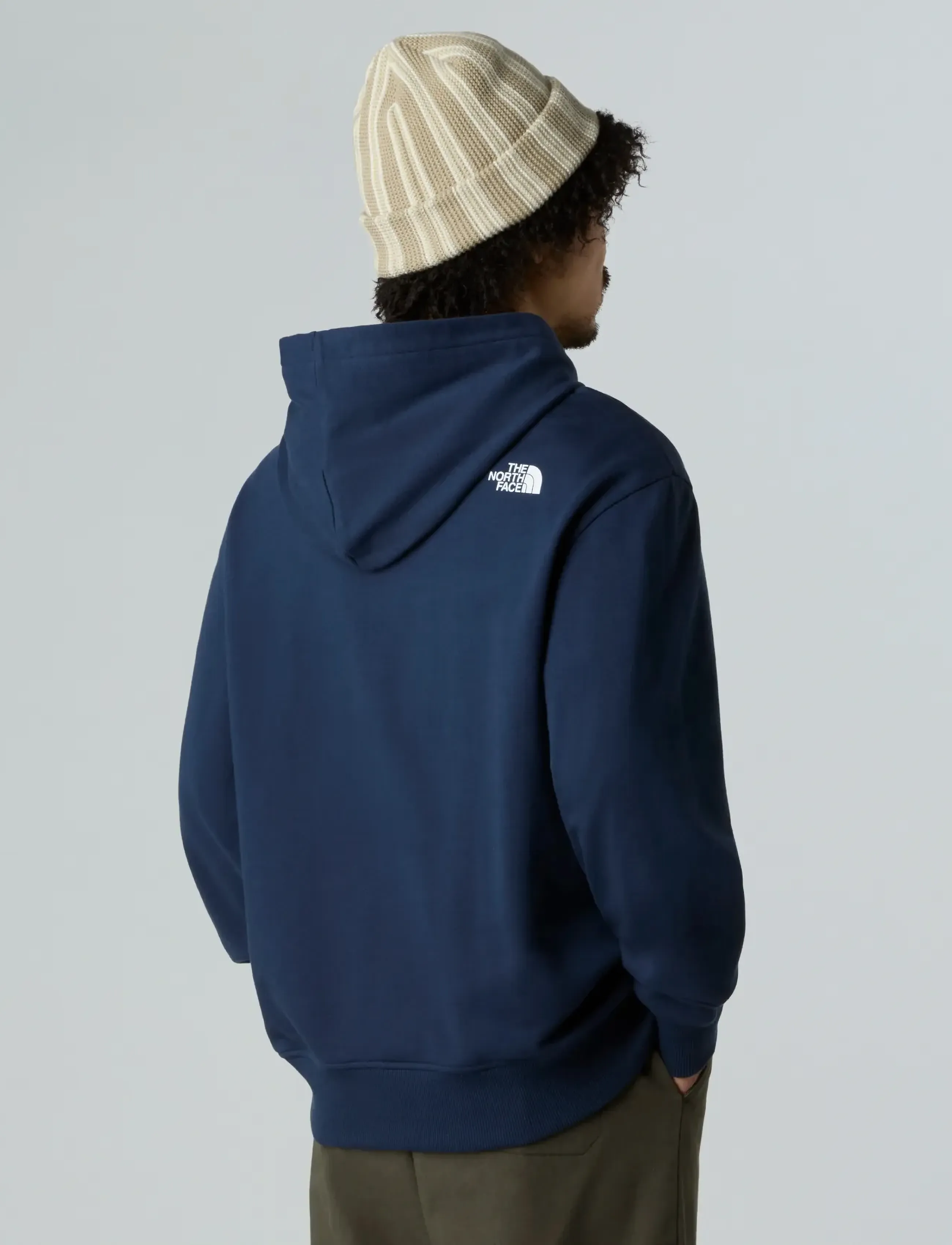 The North Face - M MOUNTAIN LOGO RELAXED HOODED SWEATSHIR - bluzy i swetry - summit navy - 3