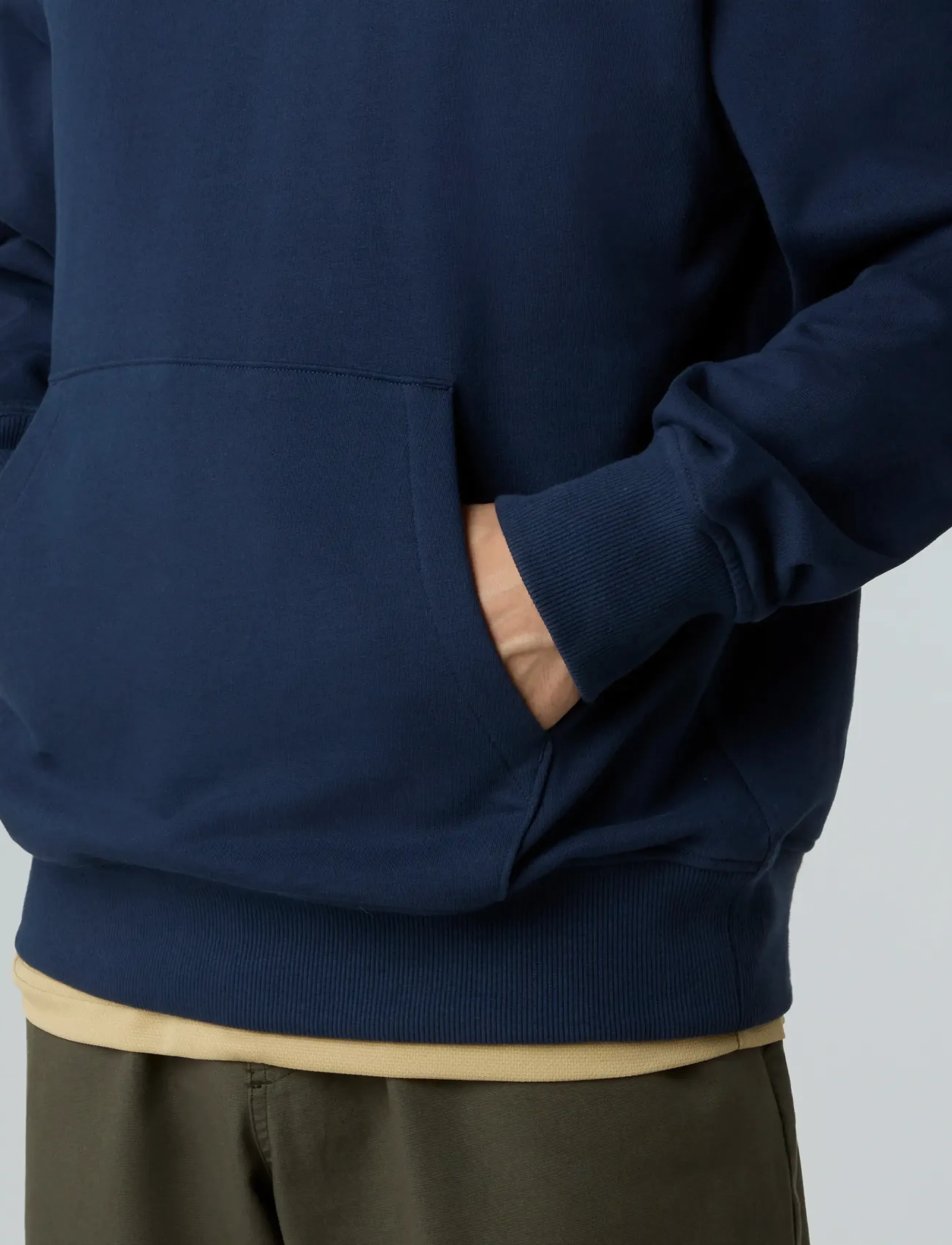 The North Face - M MOUNTAIN LOGO RELAXED HOODED SWEATSHIR - bluzy i swetry - summit navy - 5