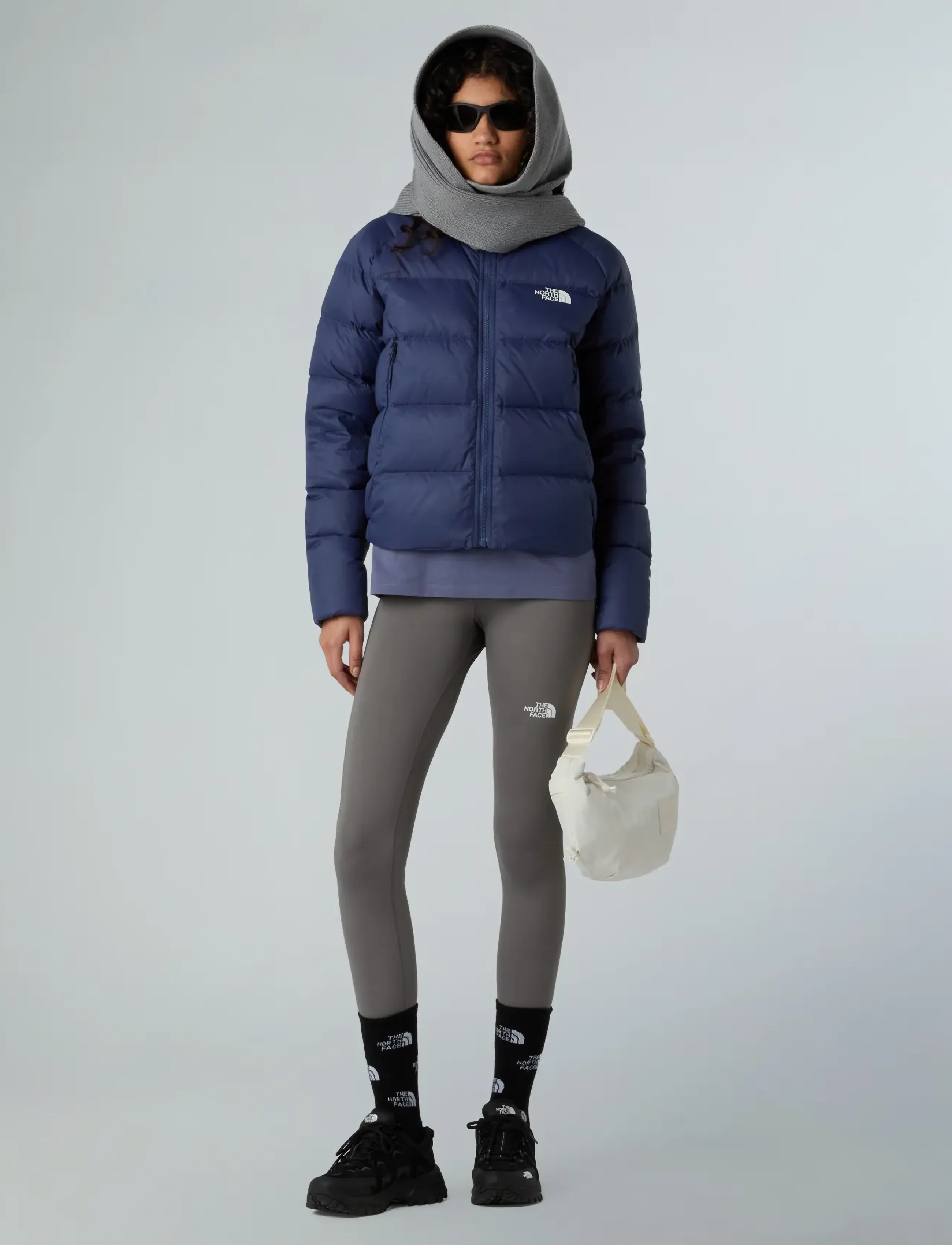 The North Face - W HYALITE DOWN JKT - vinterjakker - lunar blue - 4