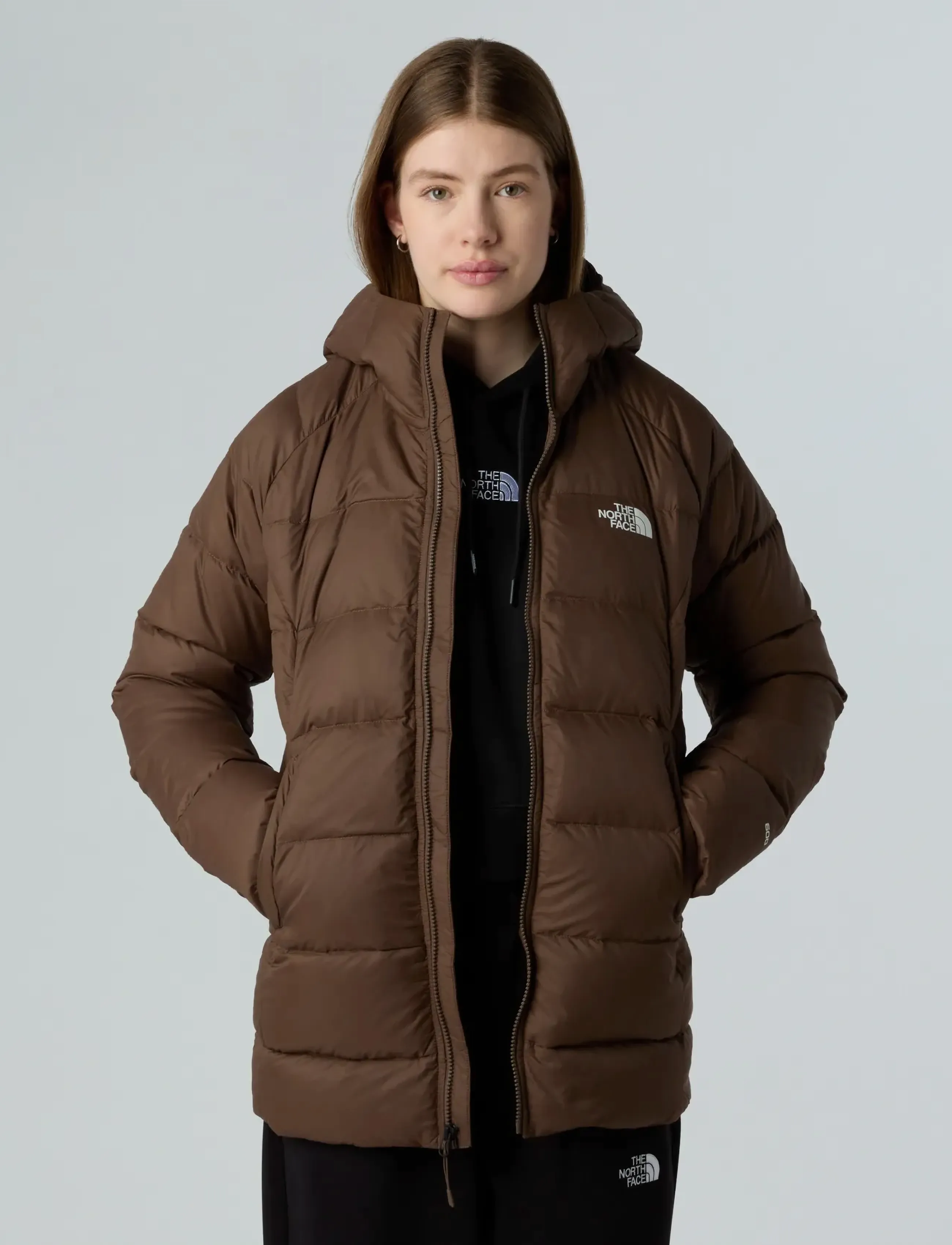 The North Face - W HYALITE DOWN PARKA - parkasjackor - smokey brown - 3