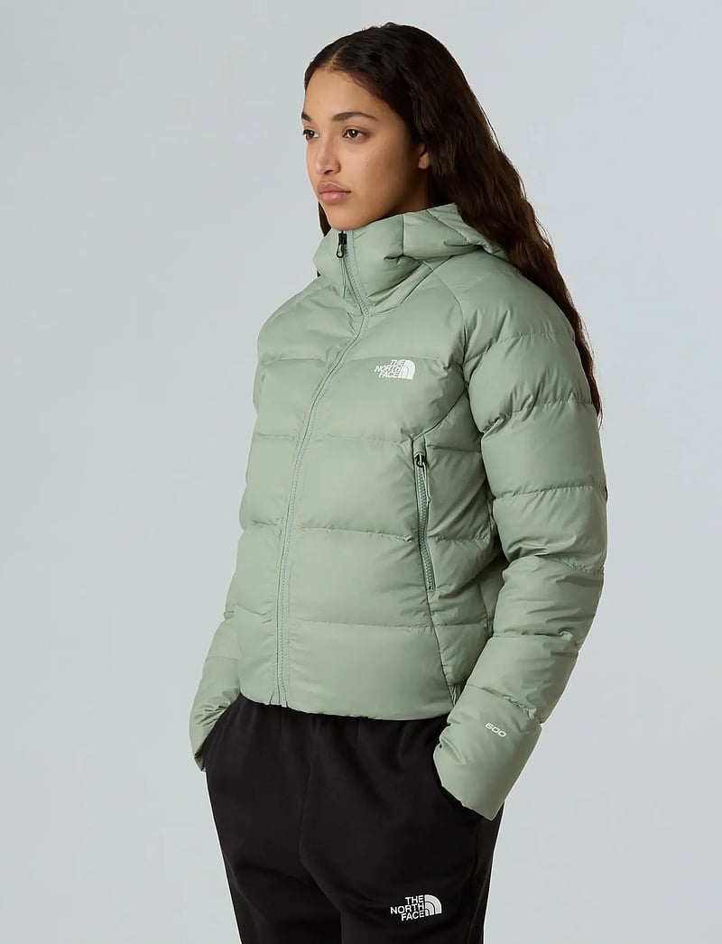 The North Face - W HYALITE DOWN HOODIE - dunjakker - slate moss - 0