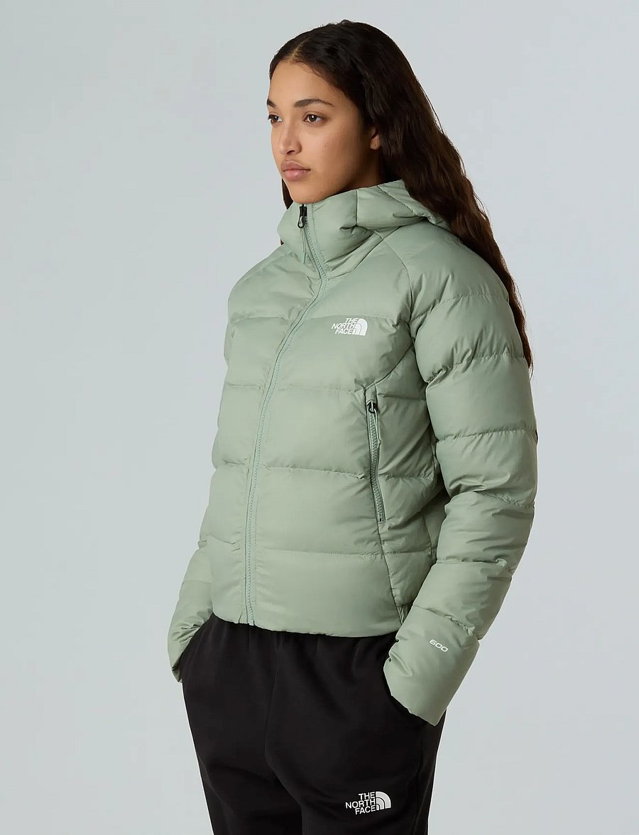 The North Face - W HYALITE DOWN HOODIE - vinterjakker - slate moss - 0
