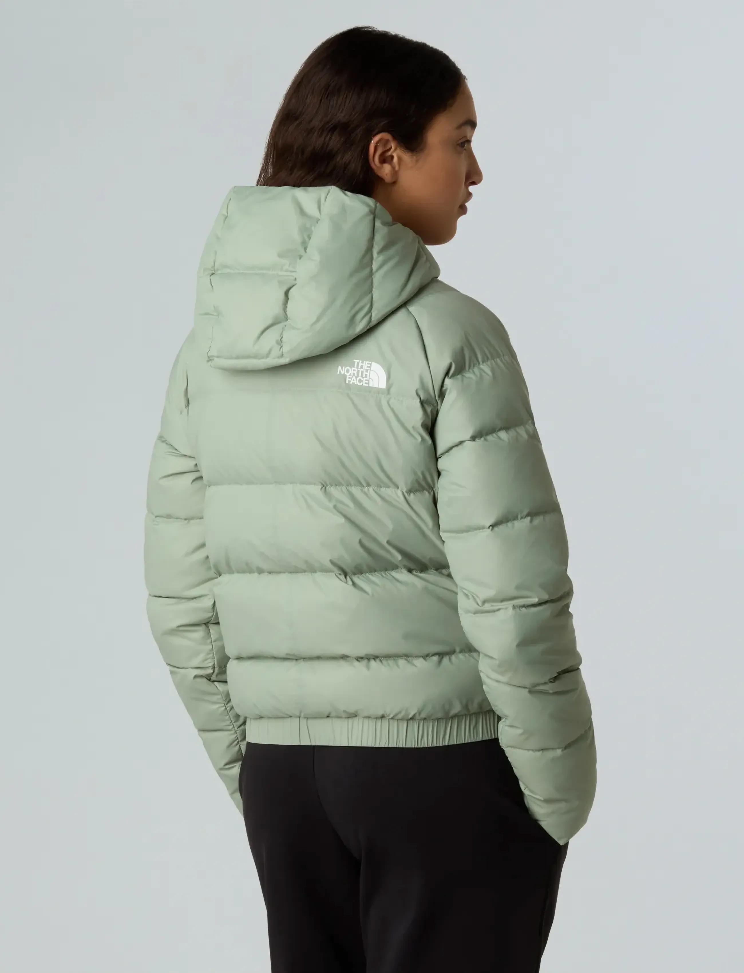 The North Face - W HYALITE DOWN HOODIE - vinterjakker - slate moss - 4
