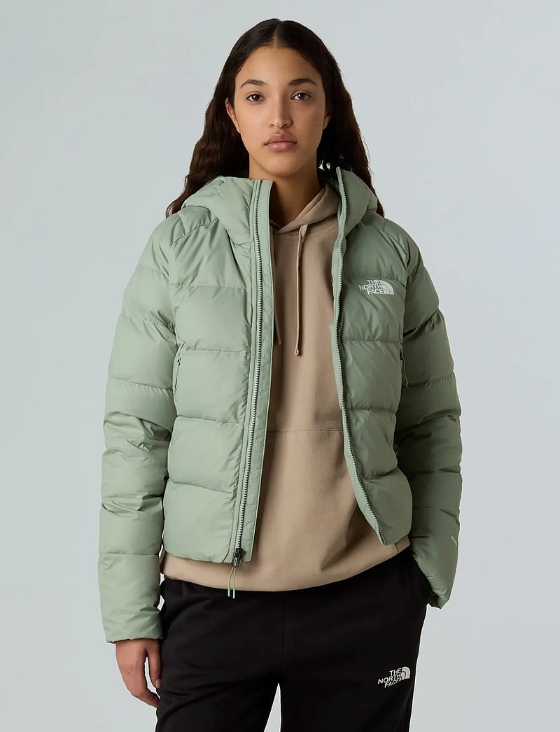 The North Face - W HYALITE DOWN HOODIE - dunjakker - slate moss - 5