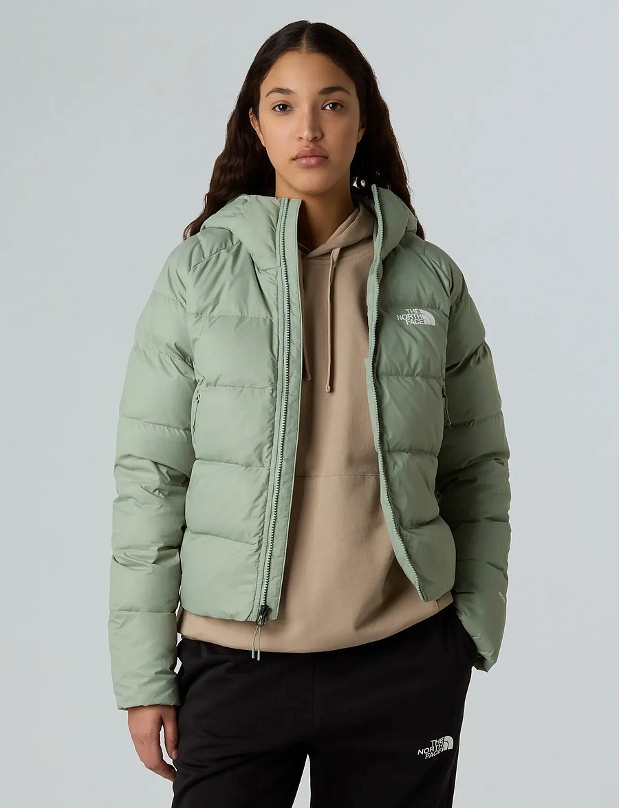 The North Face - W HYALITE DOWN HOODIE - vinterjakker - slate moss - 5