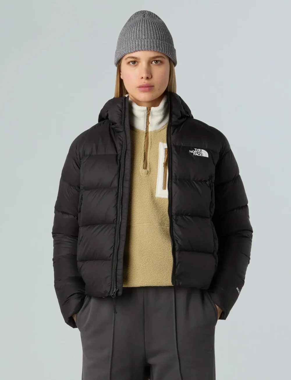 The North Face - W HYALITE DOWN HOODIE - daunenjacken - tnf black - 5