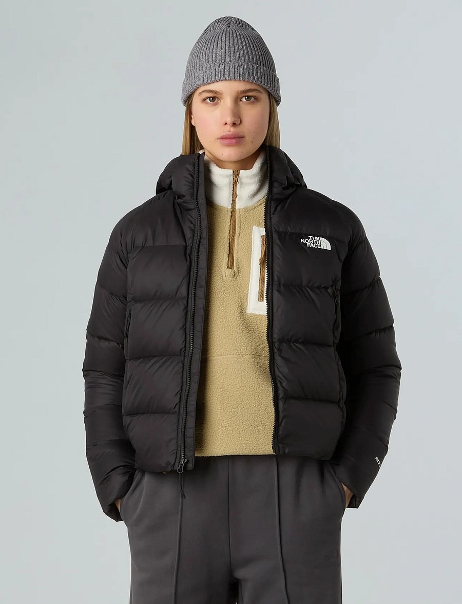 The North Face - W HYALITE DOWN HOODIE - vinterjakker - tnf black - 5