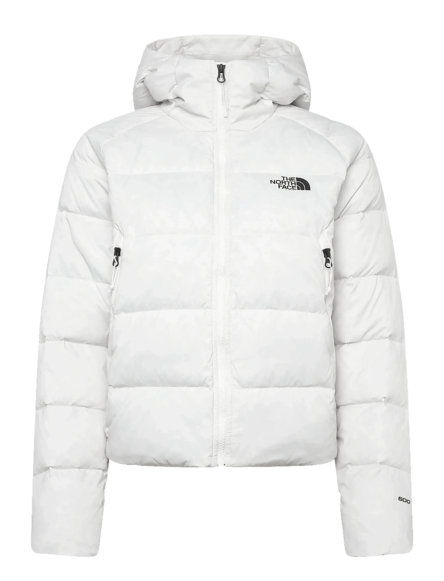 The North Face - W HYALITE DOWN HOODIE - vinterjakker - white dune - 1