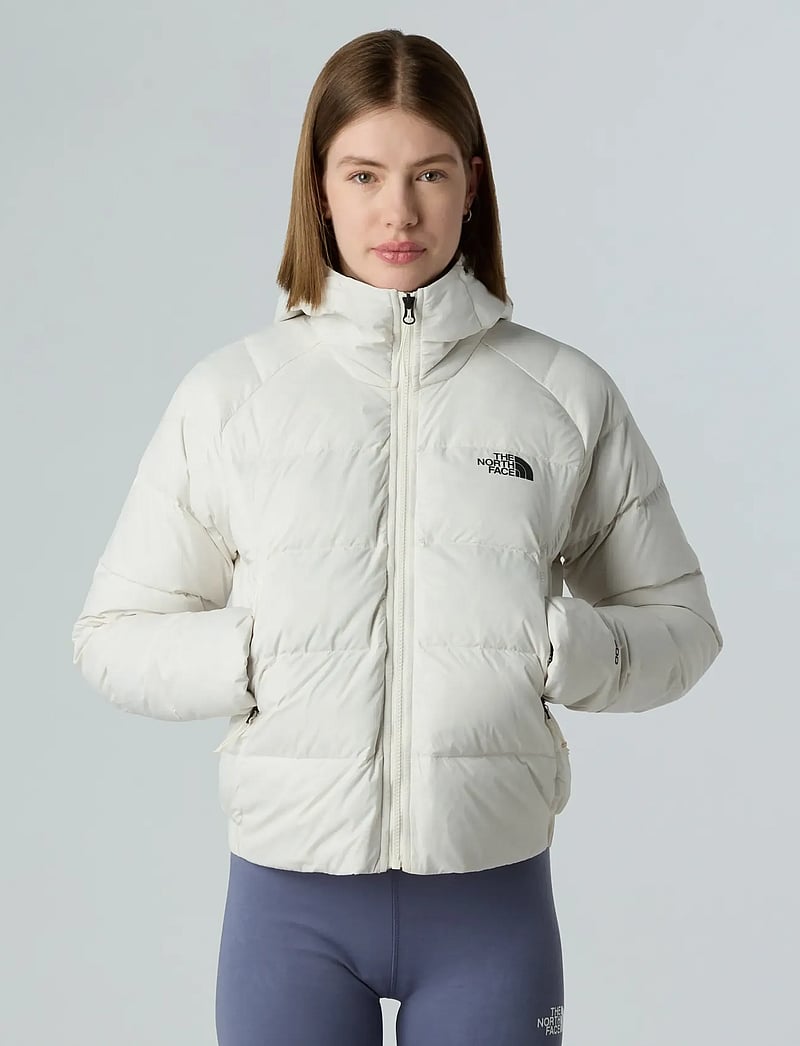 The North Face - W HYALITE DOWN HOODIE - winterjacken - white dune - 0