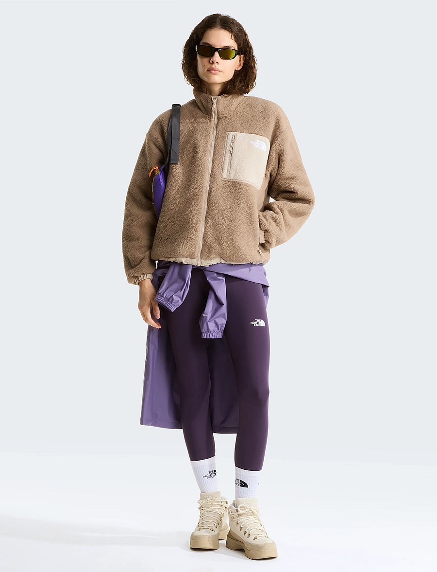The North Face - W YUMIORI REVERSIBLE JACKET - outdoor jacken - timeless taupe/garnet - 4