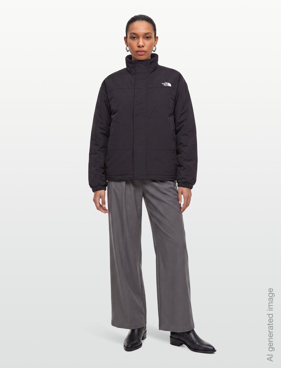 The North Face - W YUMIORI REVERSIBLE JACKET - Āra virsjakas - tnf black/tnf black - 0