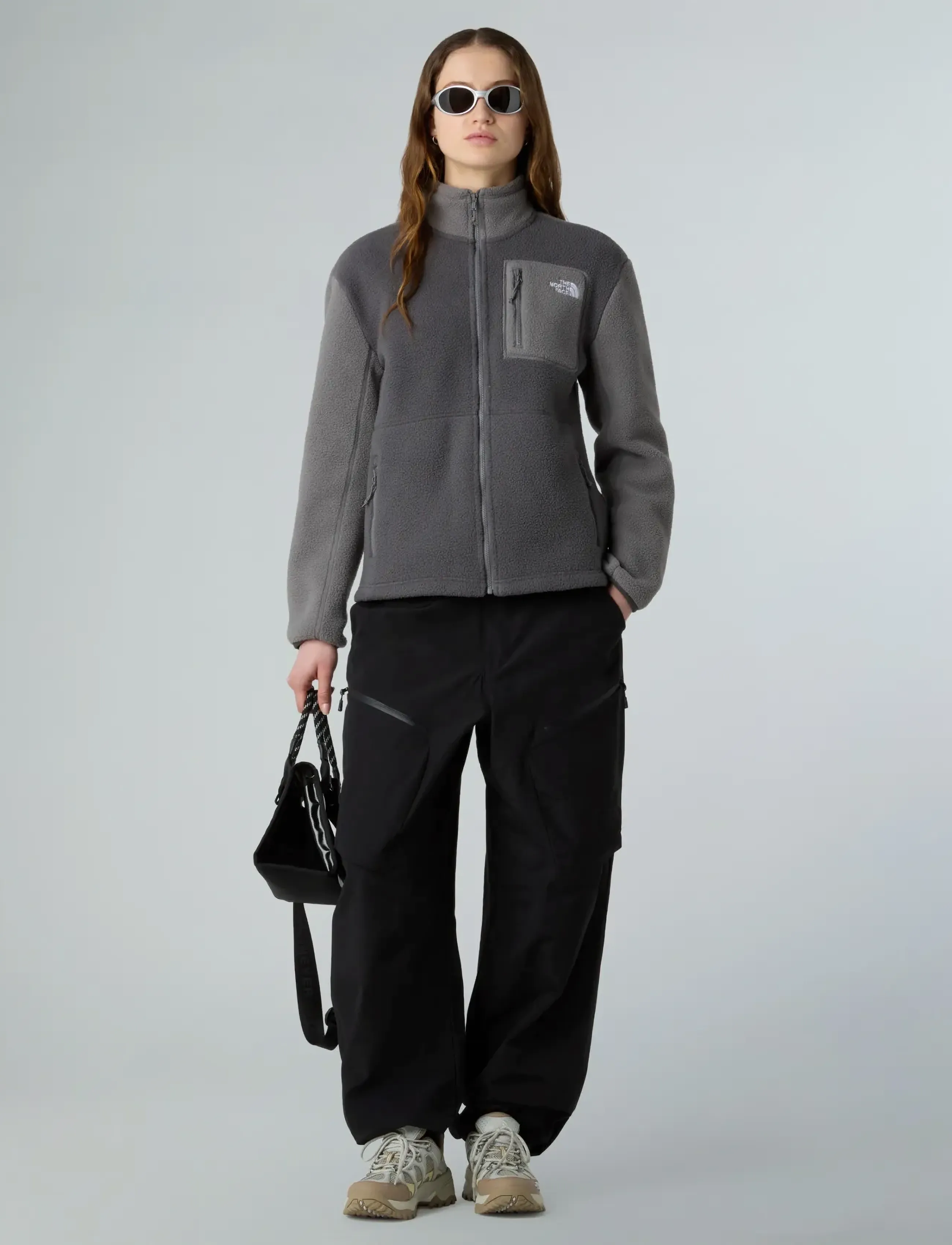 The North Face - W YUMIORI FULL ZIP - tops - anthracite grey/smoked - 3