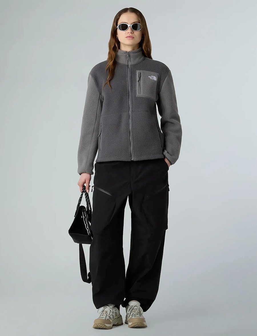 The North Face - W YUMIORI FULL ZIP - tops - anthracite grey/smoked - 3