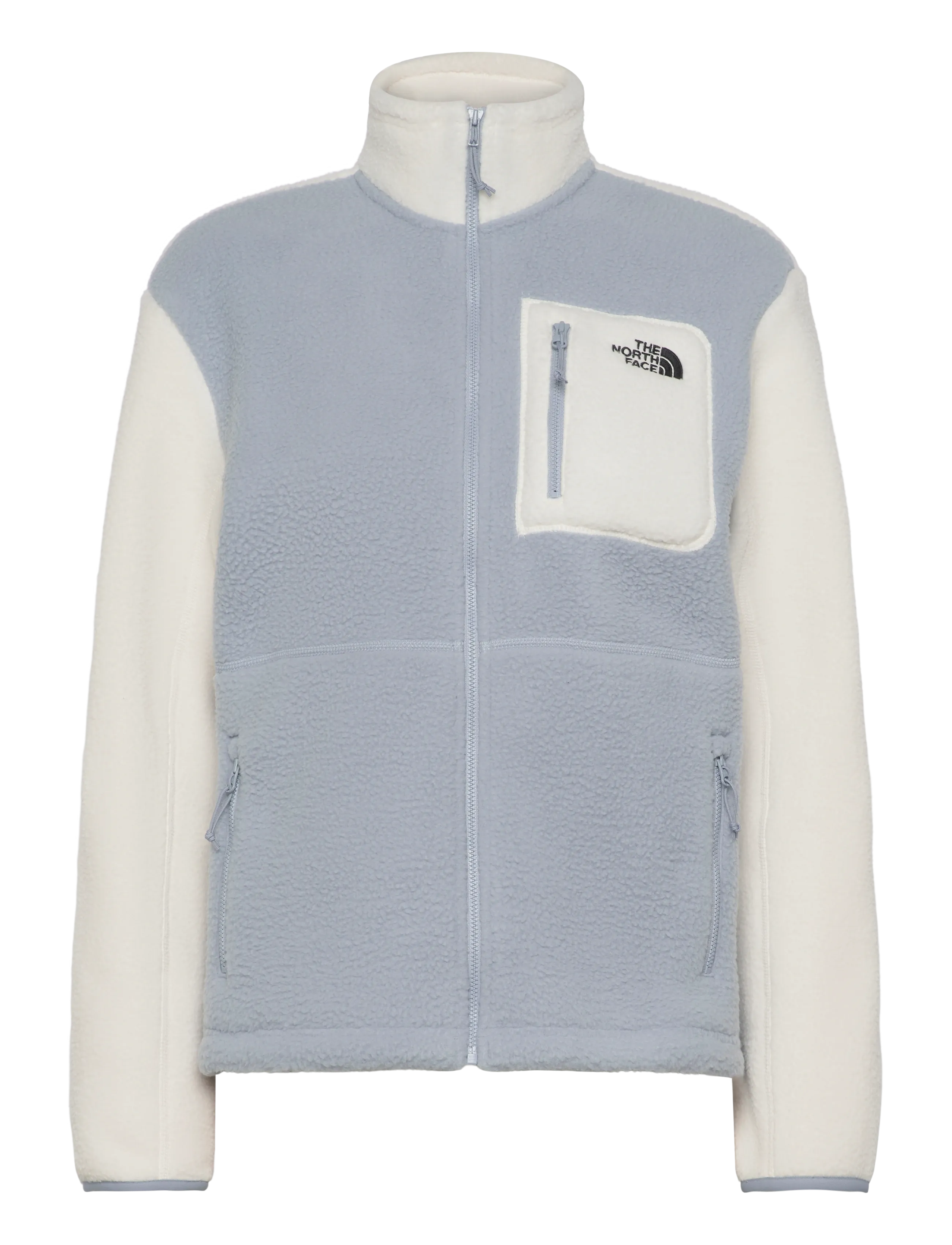The North Face W YUMIORI FULL ZIP - The North Face - FROST GREY/WHITE DUNE/F / grey