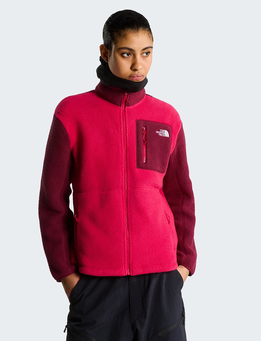 The North Face - W YUMIORI FULL ZIP - Överdelar - lali guran/burgundy cru - 0