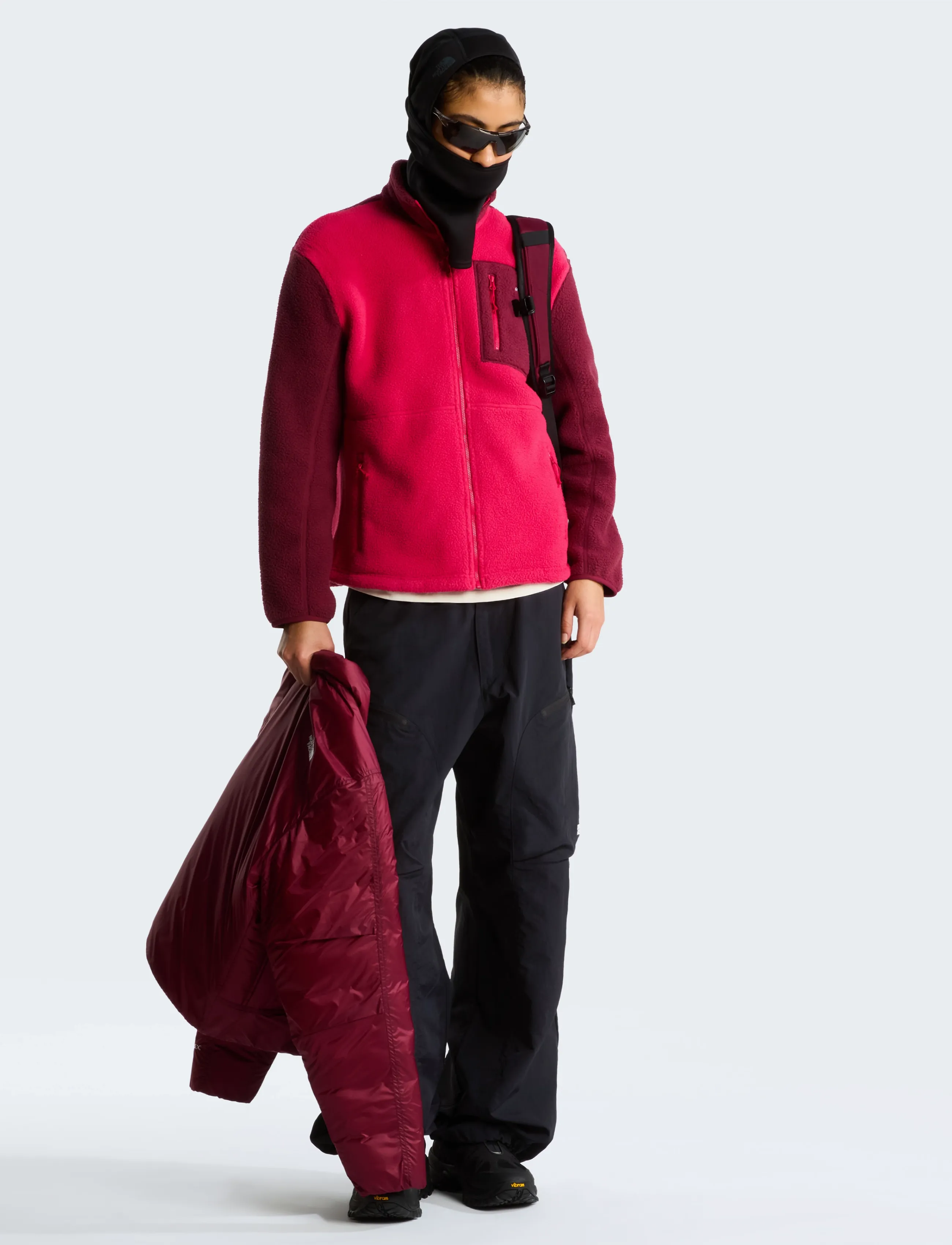 The North Face - W YUMIORI FULL ZIP - Överdelar - lali guran/burgundy cru - 3